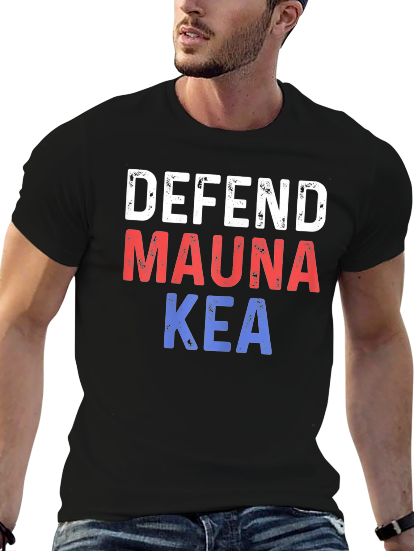 Defend Mauna Kea Graphic Tee - Black