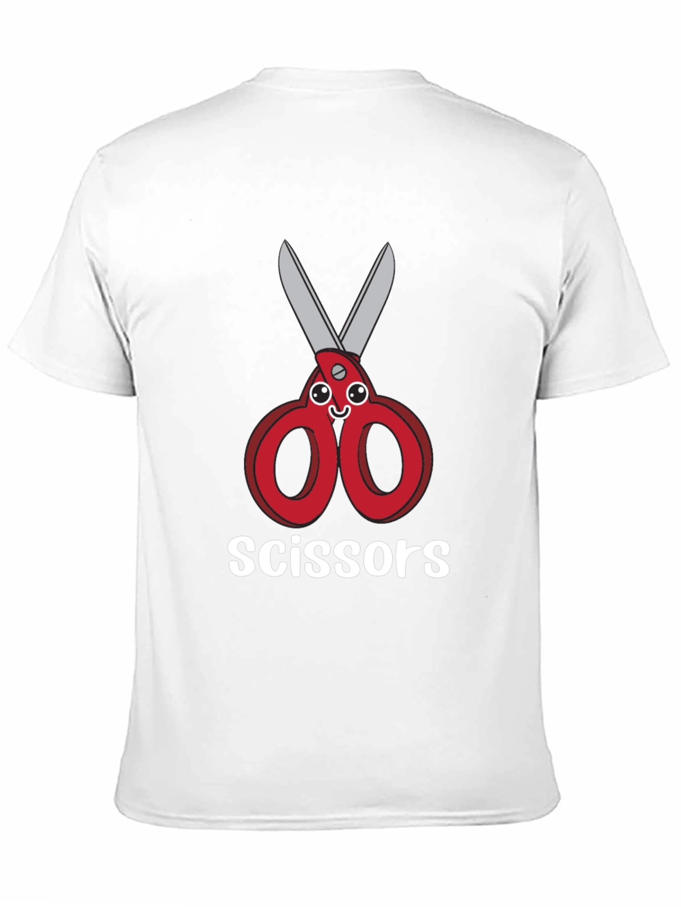 Funny Cartoon Scissors T-Shirt - Unisex Graphic Tee