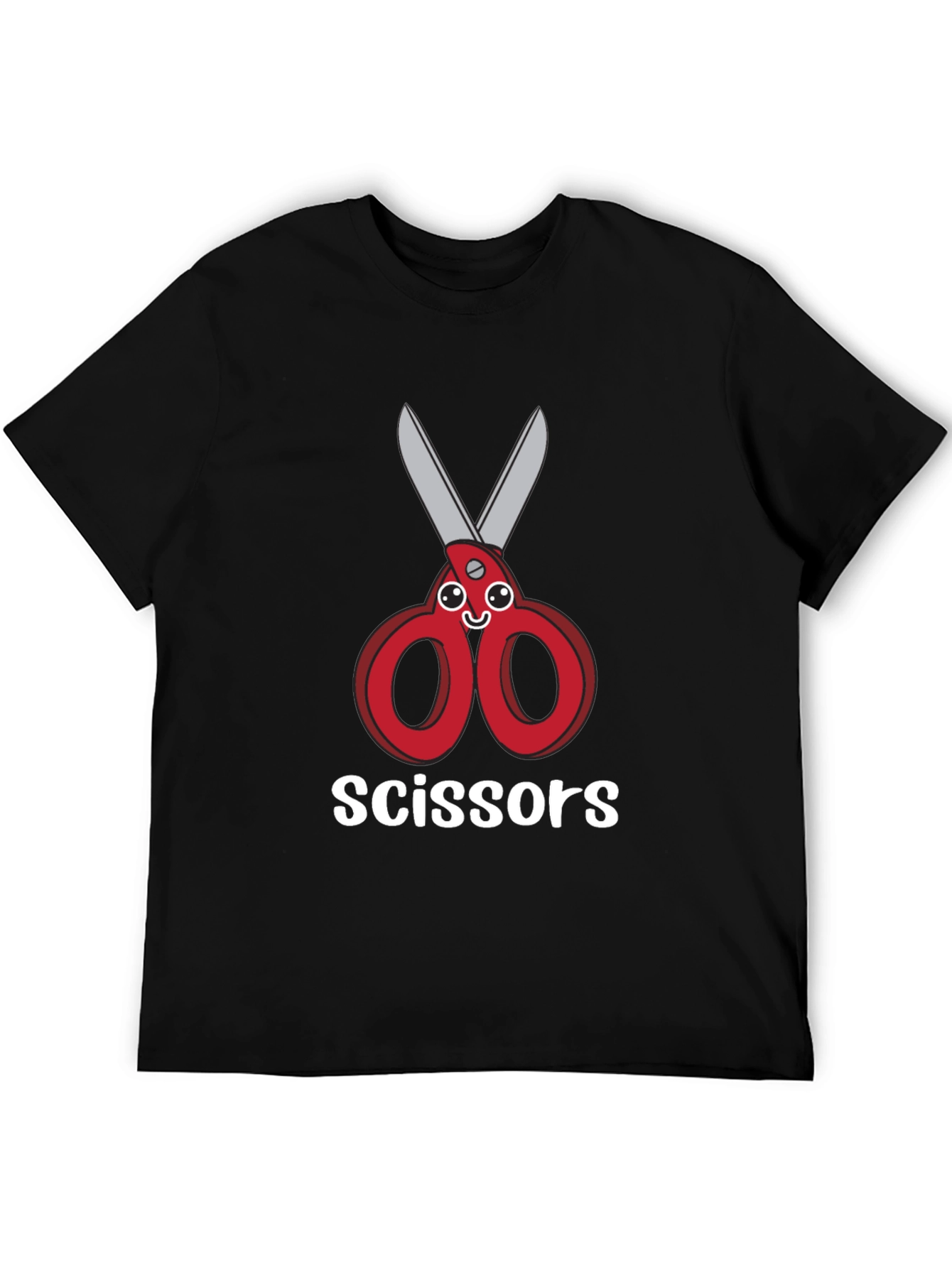 Funny Cartoon Scissors T-Shirt - Unisex Graphic Tee