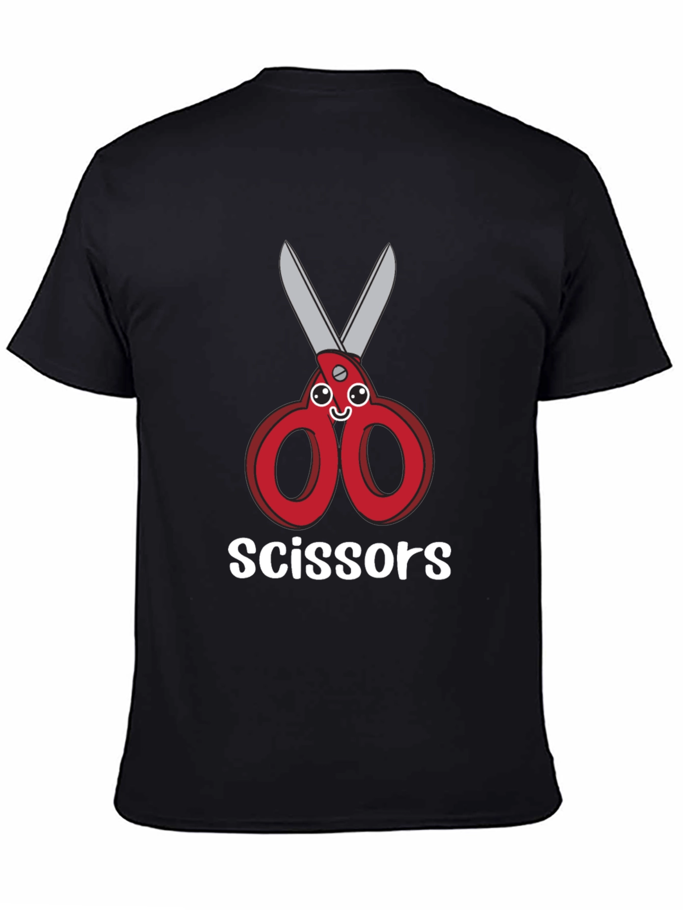 Funny Cartoon Scissors T-Shirt - Unisex Graphic Tee