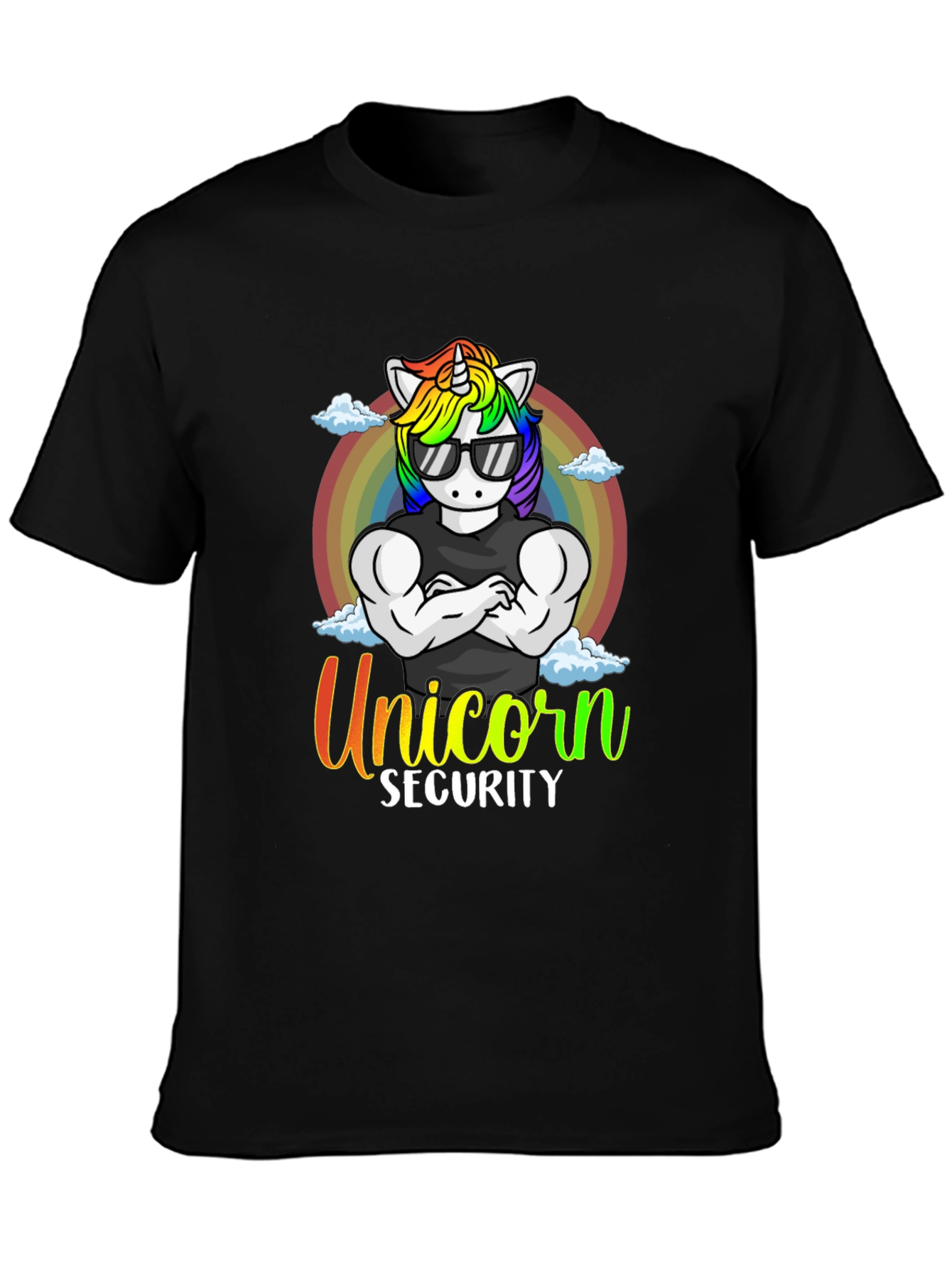 Unicorn Security Graphic T-Shirt
