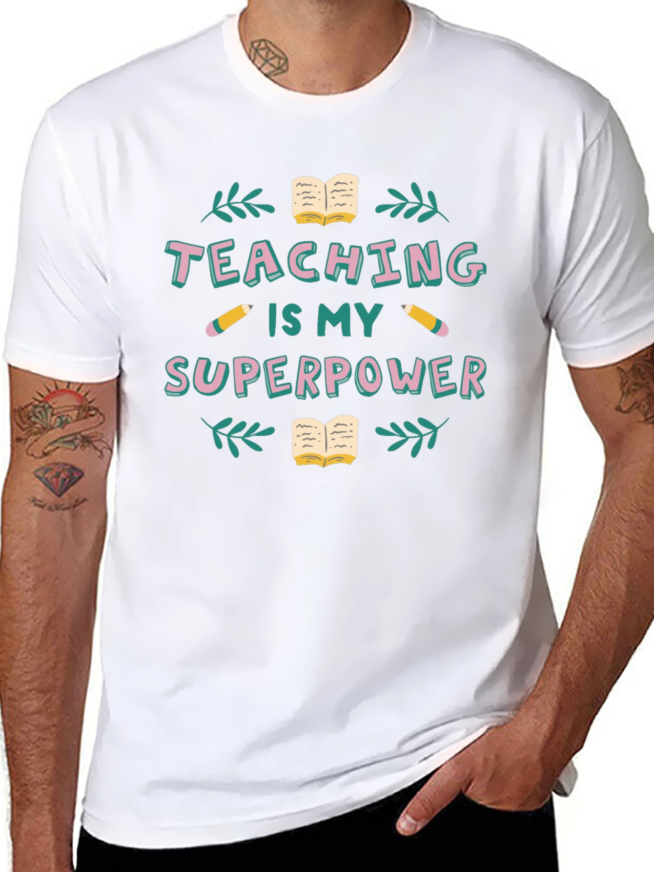 Teaching is My Superpower Graphic T-Shirt