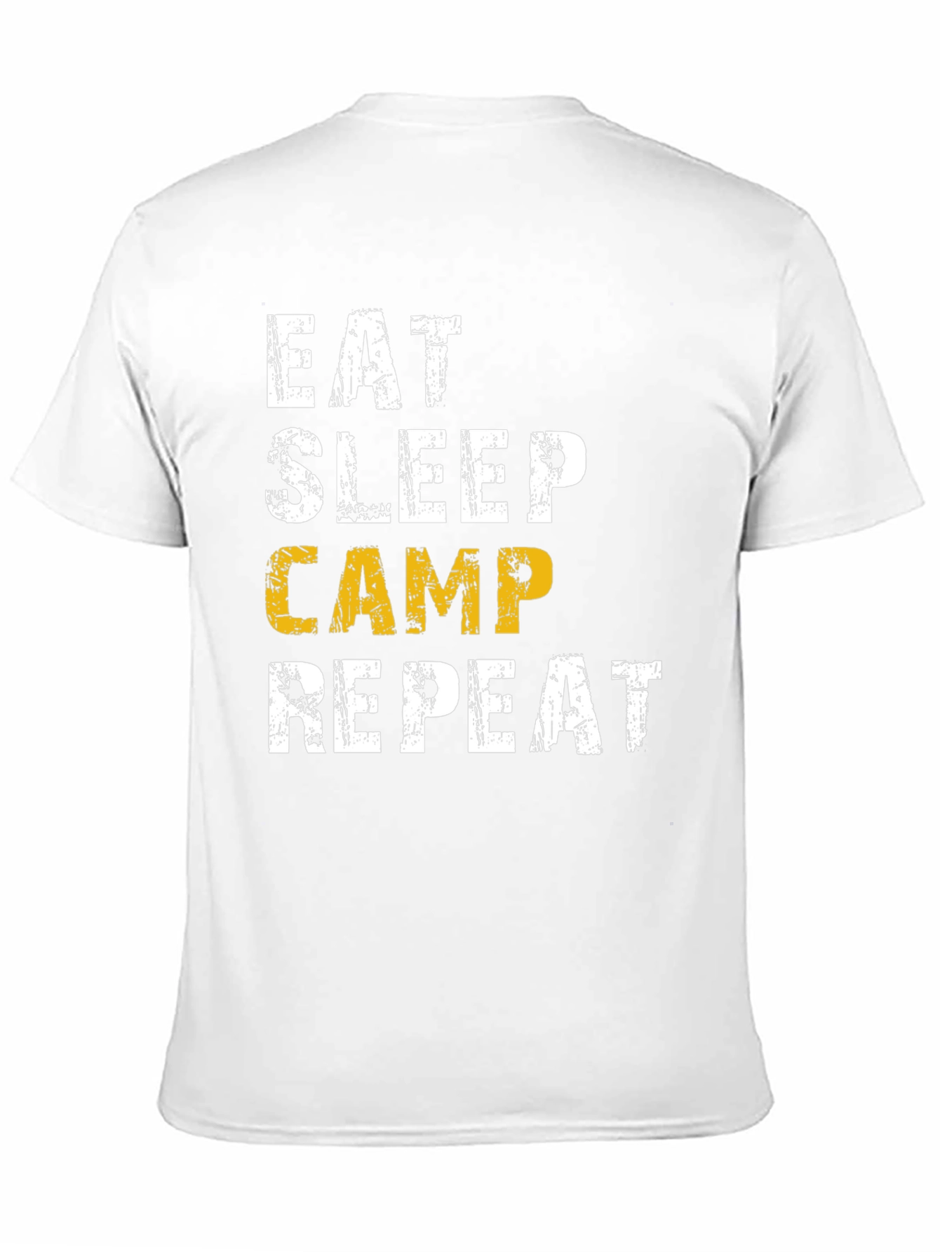 Eat Sleep Camp Repeat T-Shirt - Camping Lovers Tee