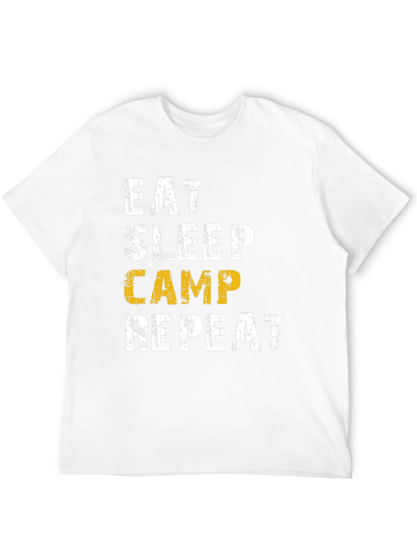 Eat Sleep Camp Repeat T-Shirt - Camping Lovers Tee