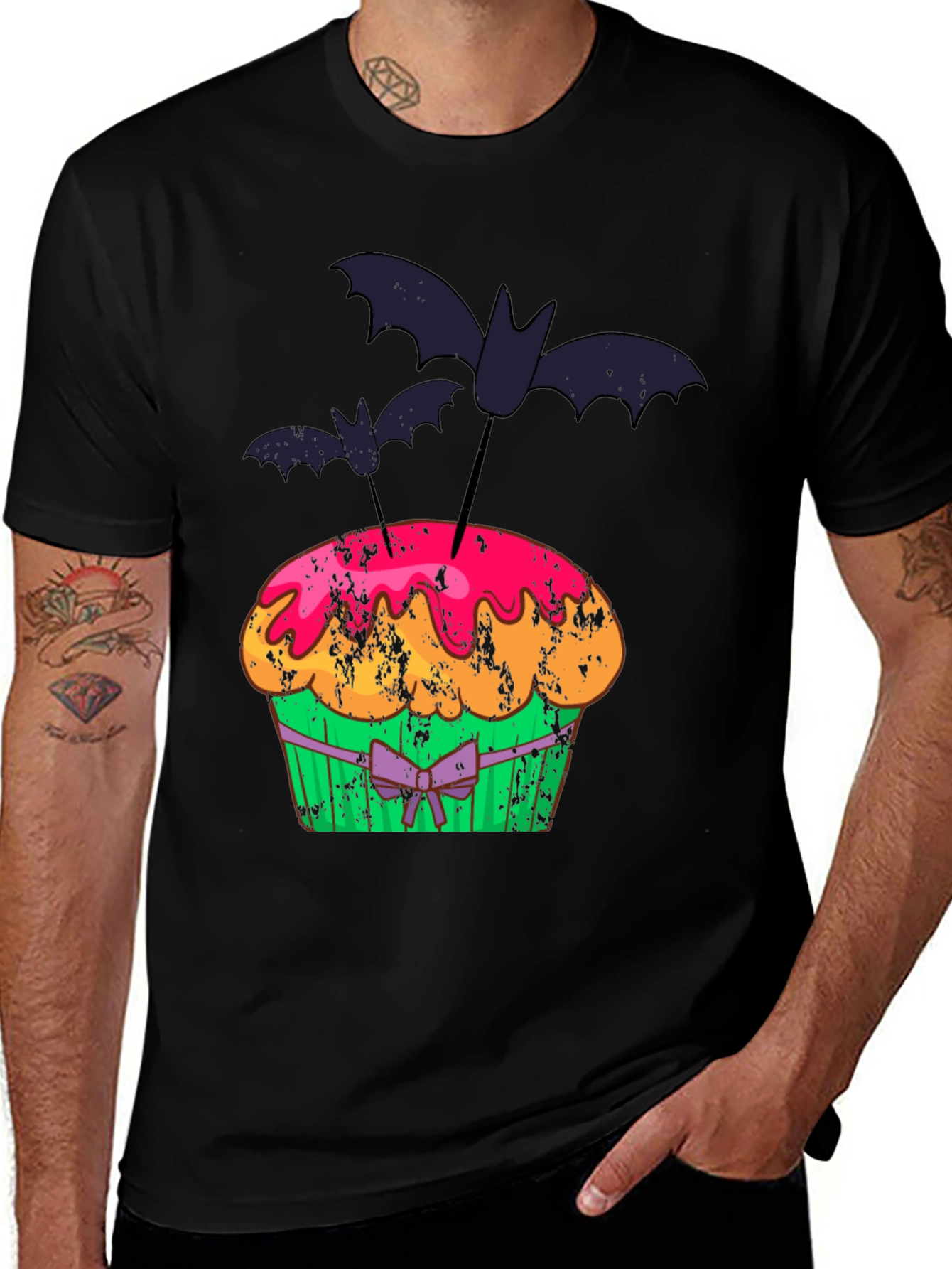Halloween Cupcake Bats T-Shirt