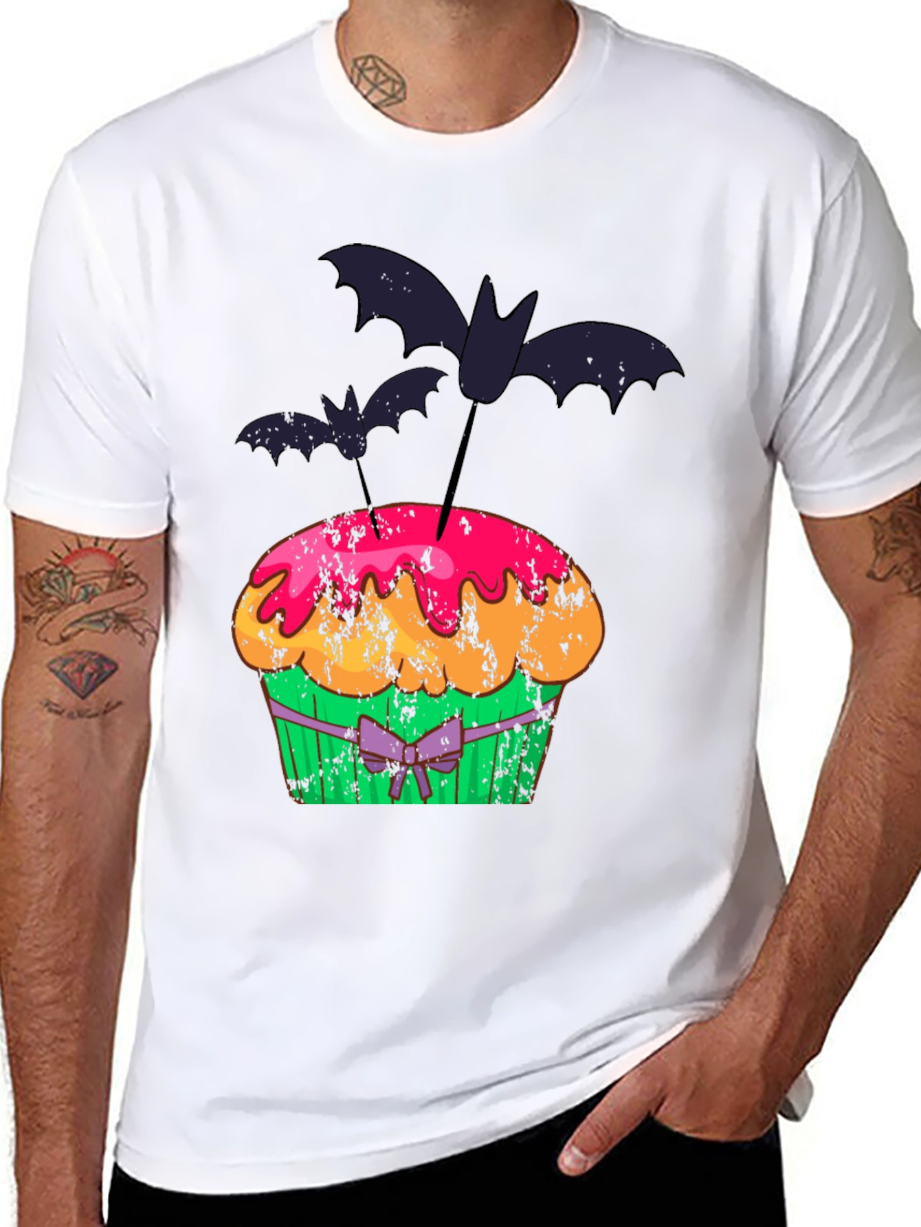 Halloween Cupcake Bats T-Shirt