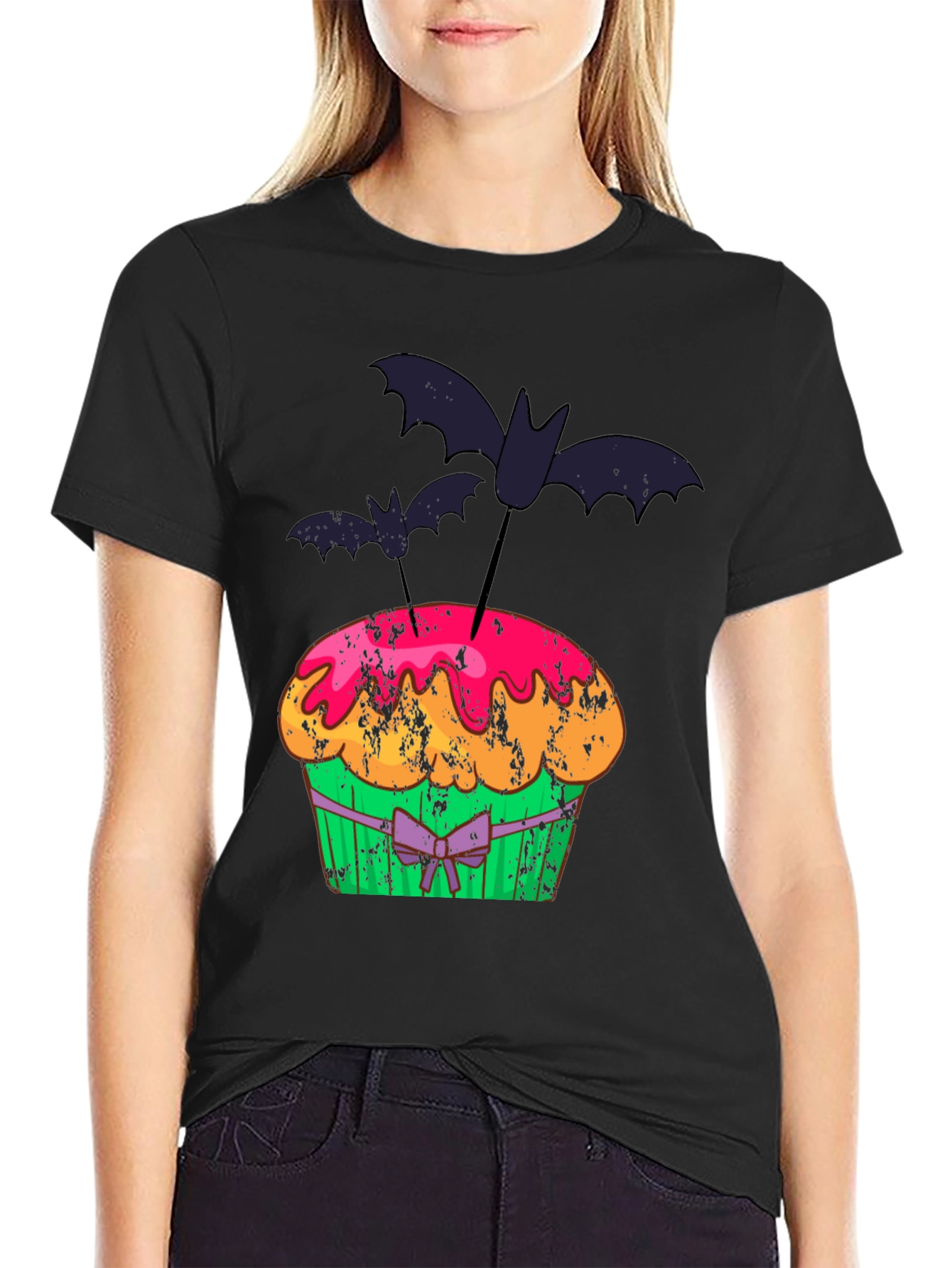 Halloween Cupcake Bats T-Shirt