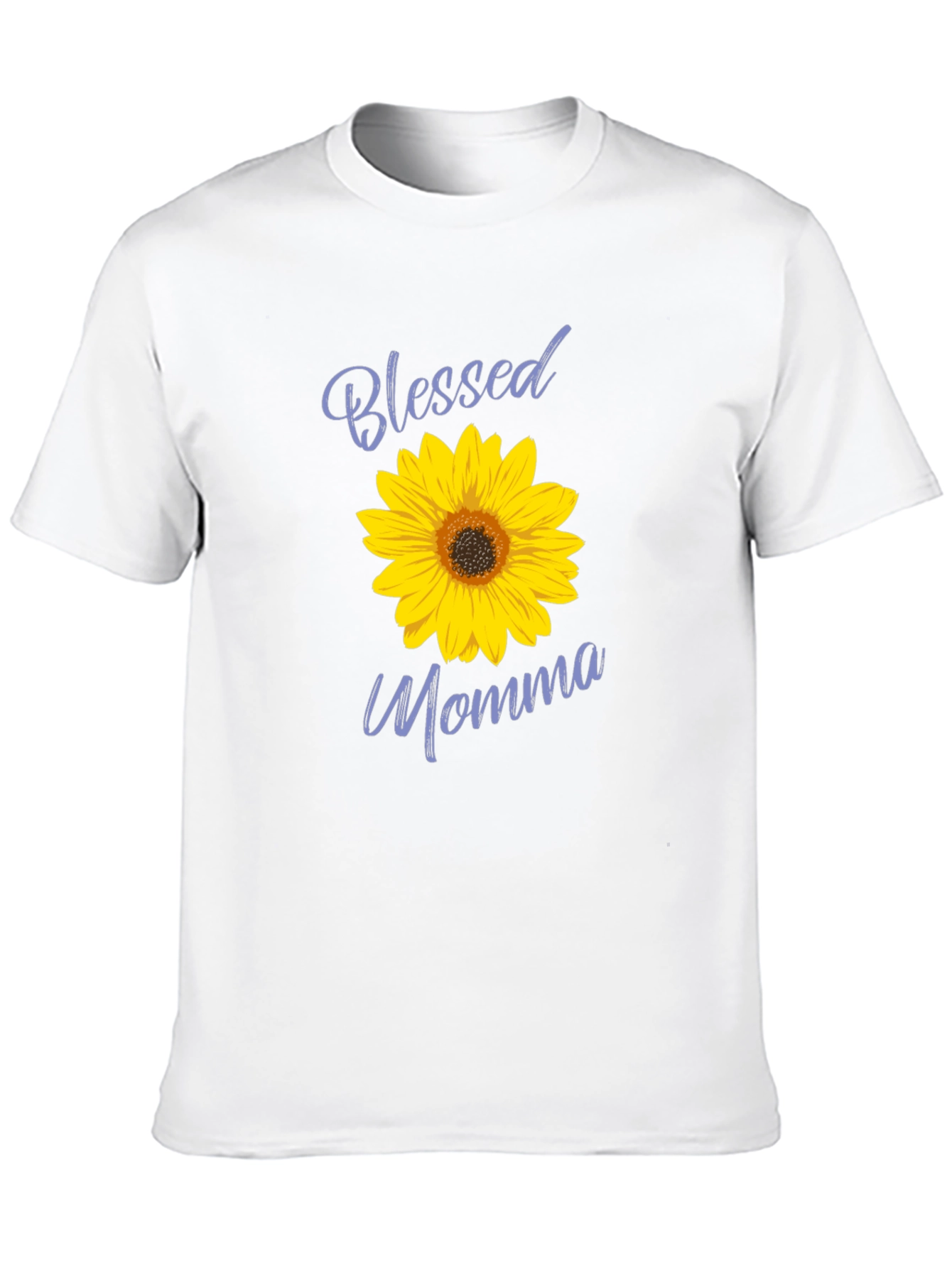 Blessed Momma Sunflower Graphic Tee