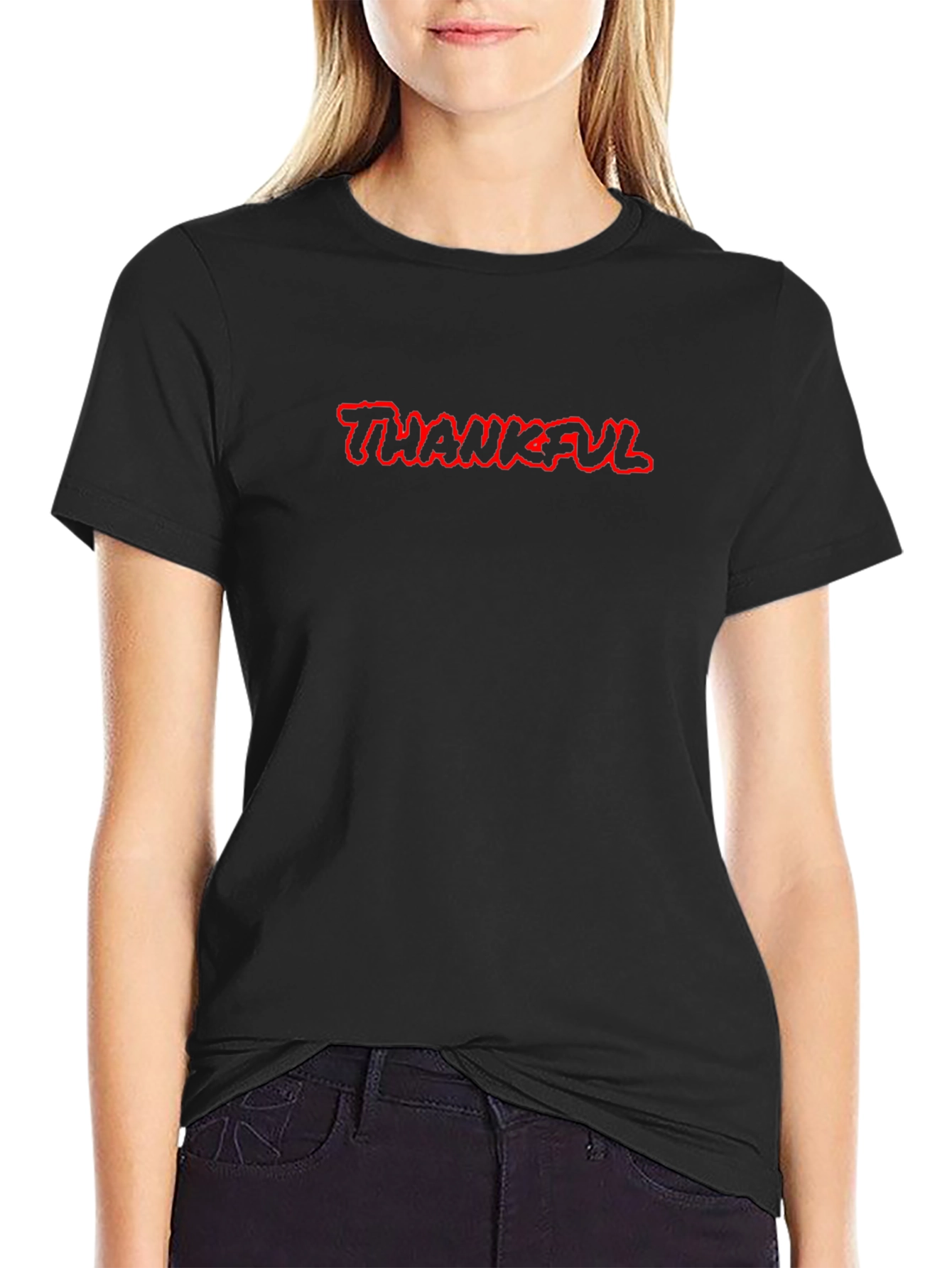 Thankful Black T-Shirt