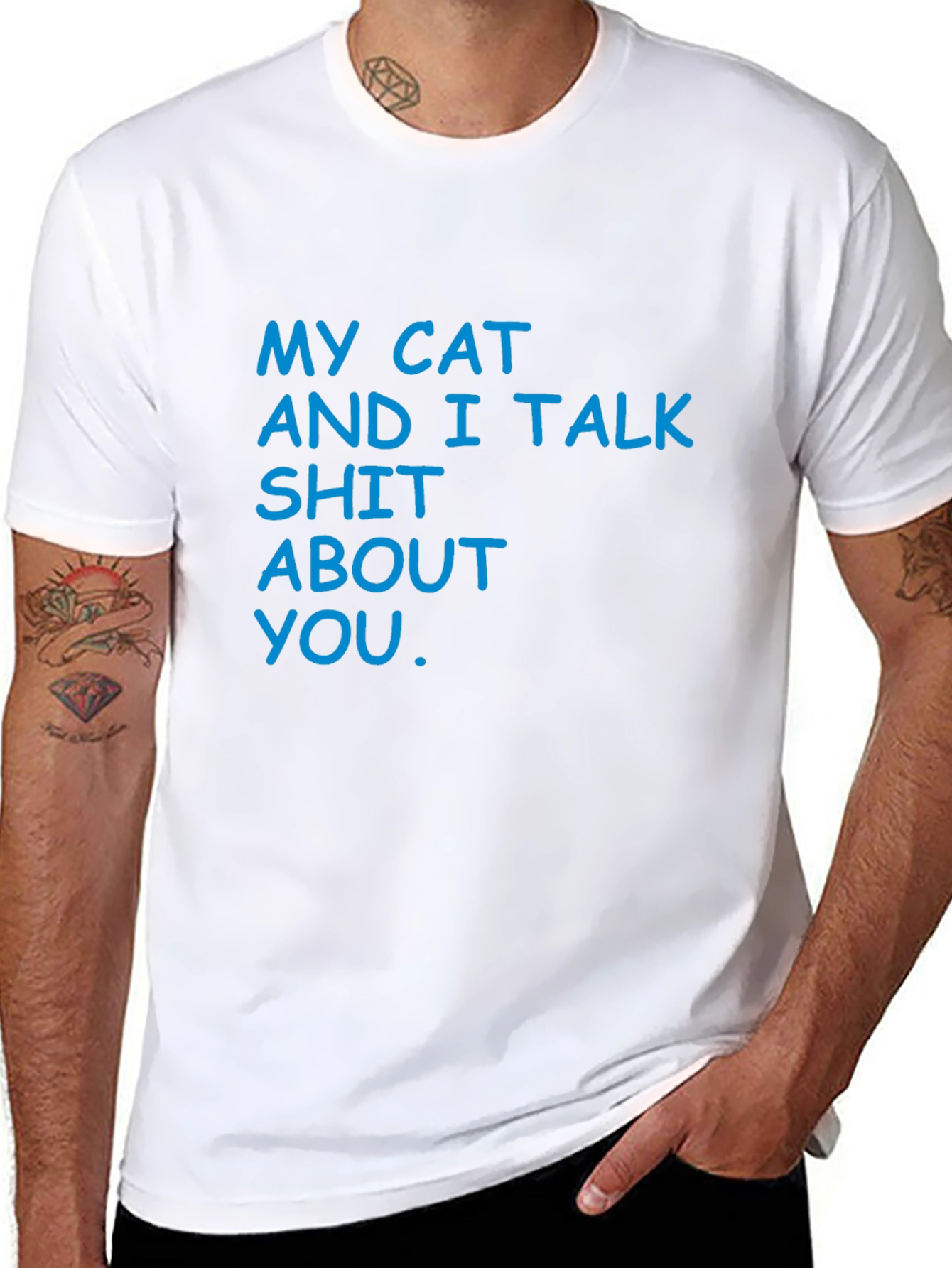 My Cat and I Talk T-Shirt