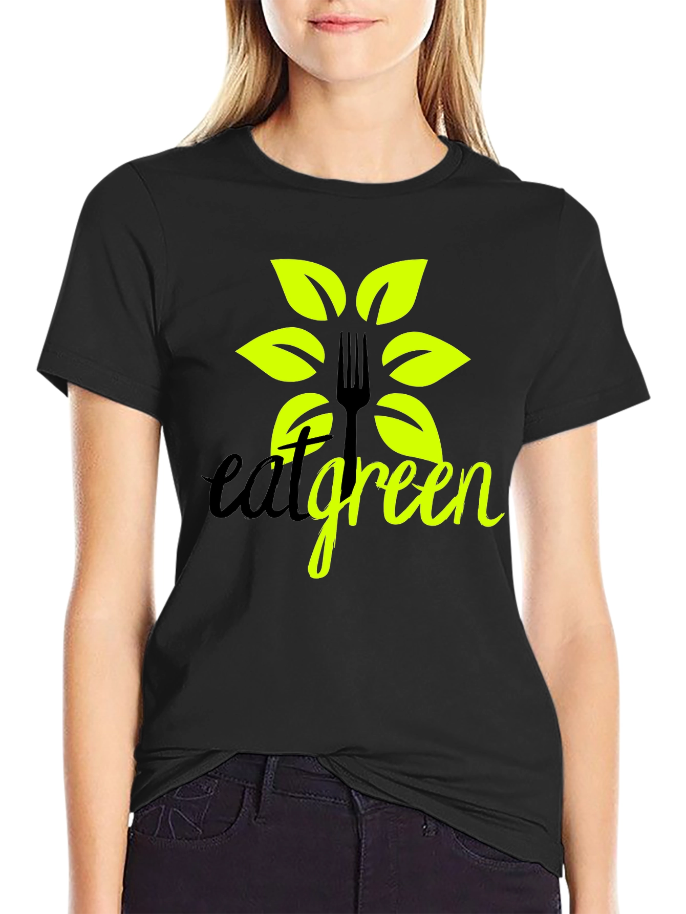 Eat Green T-Shirt - Eco Friendly Vegan Tee