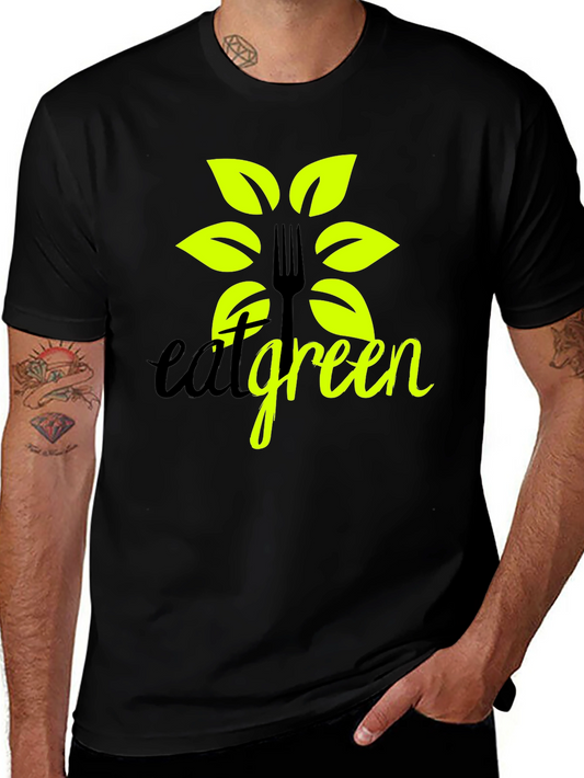 Eat Green T-Shirt - Eco Friendly Vegan Tee