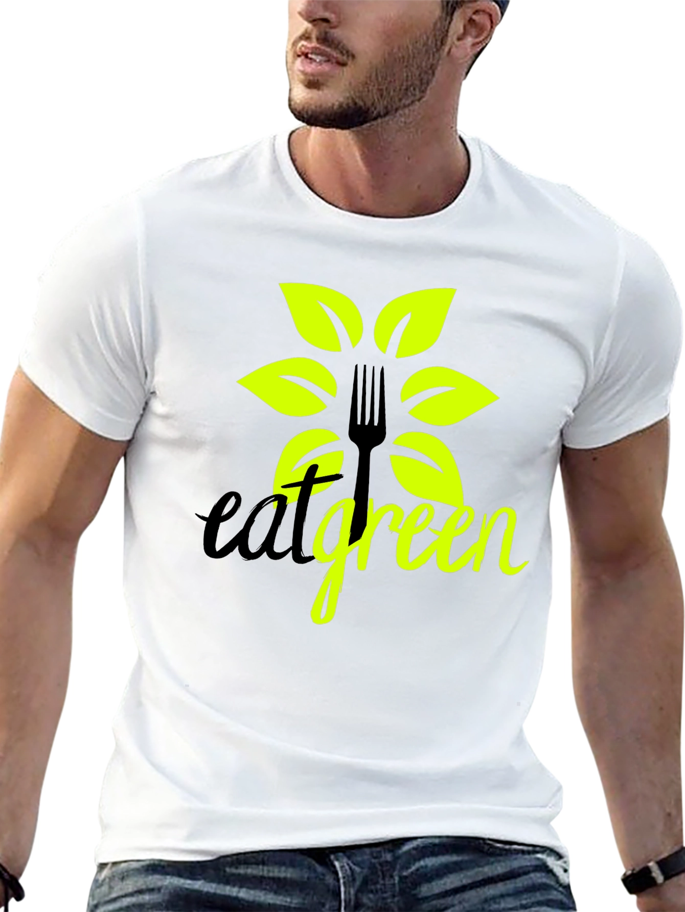 Eat Green T-Shirt - Eco Friendly Vegan Tee