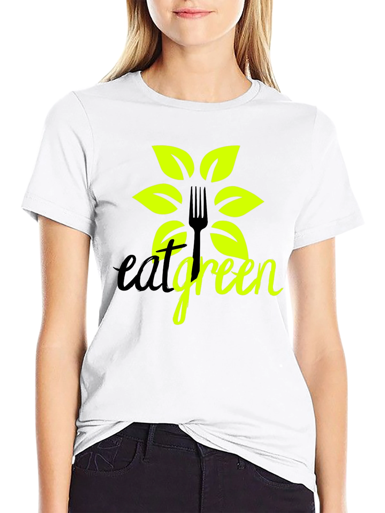 Eat Green T-Shirt - Eco Friendly Vegan Tee