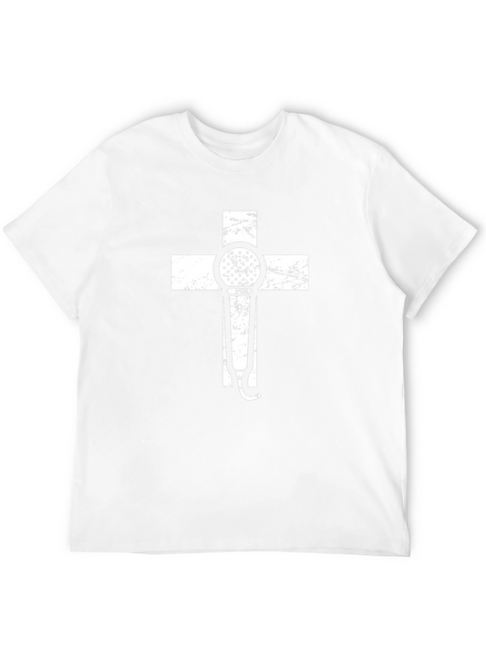 Microphone Cross Graphic Tee