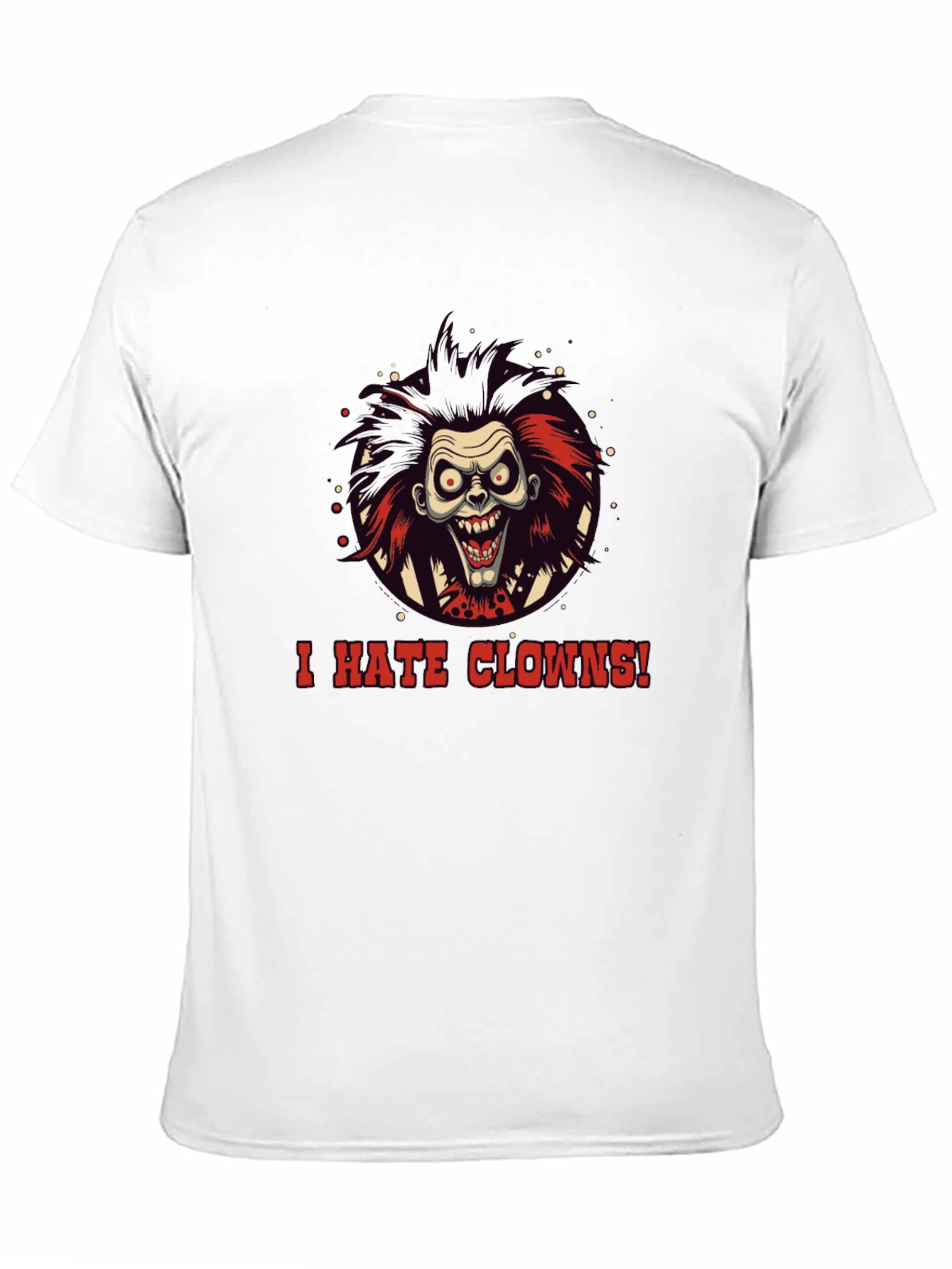 I Hate Clowns T-Shirt - Spooky Halloween Graphic Tee