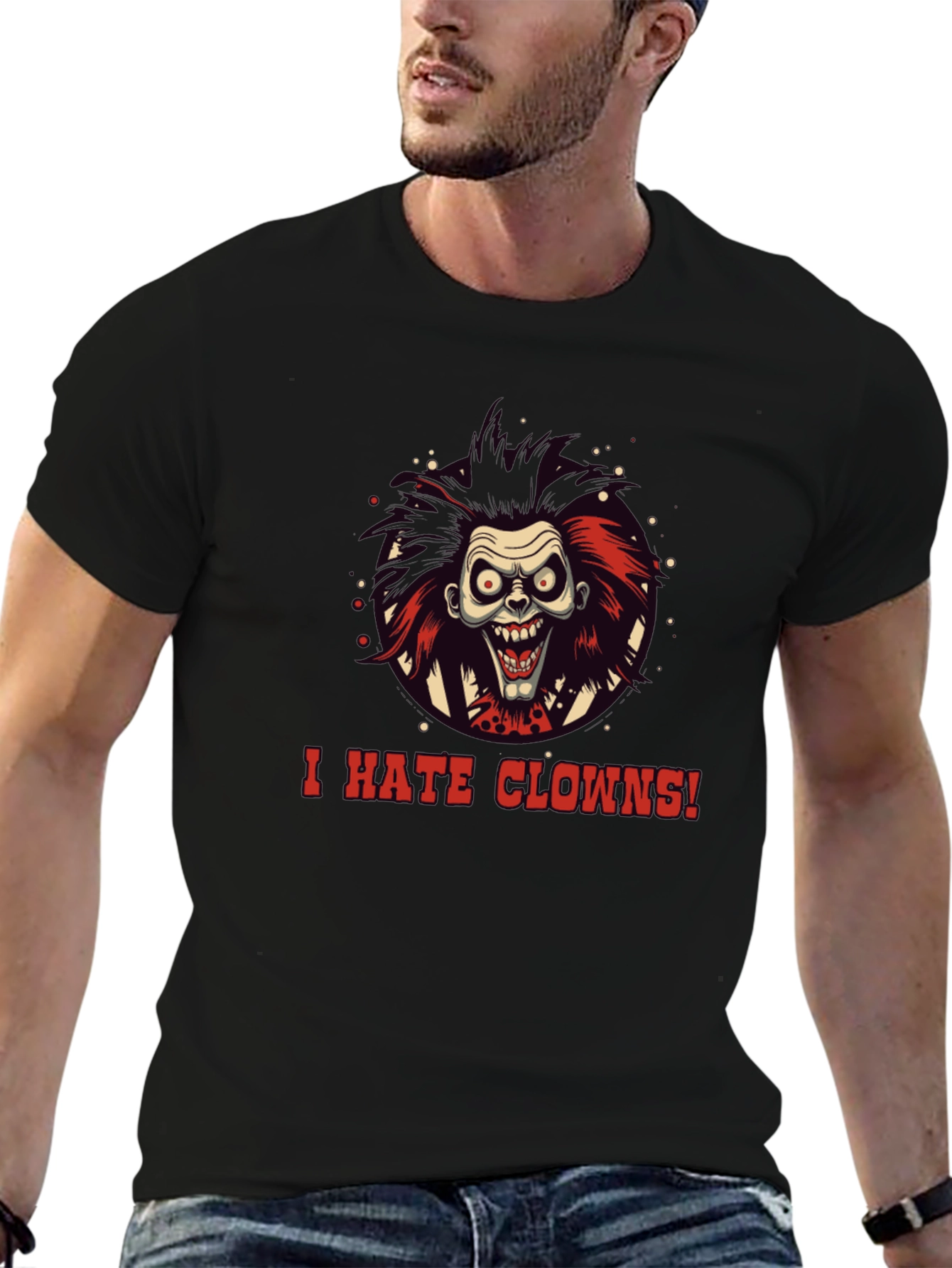 I Hate Clowns T-Shirt - Spooky Halloween Graphic Tee