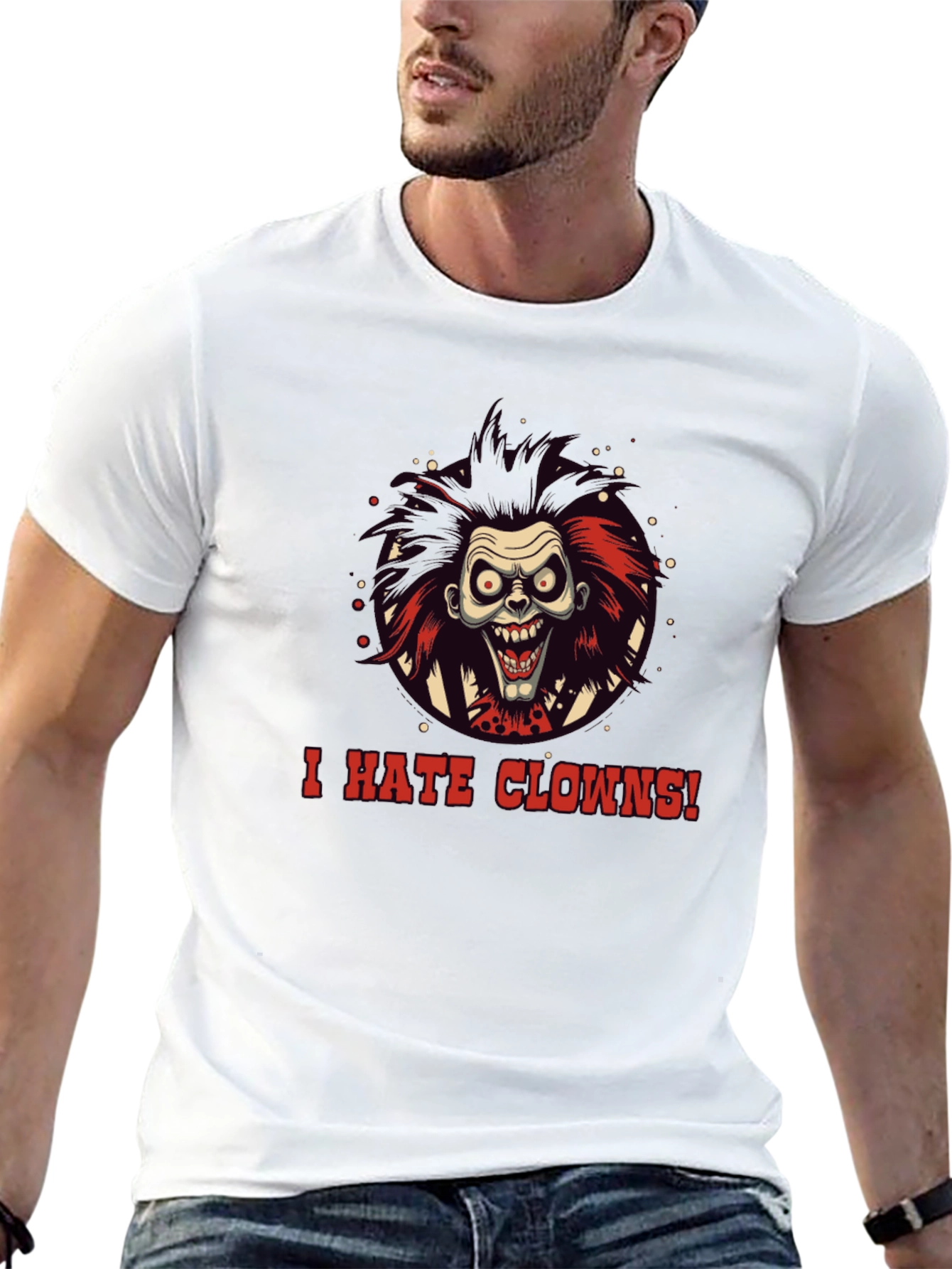 I Hate Clowns T-Shirt - Spooky Halloween Graphic Tee