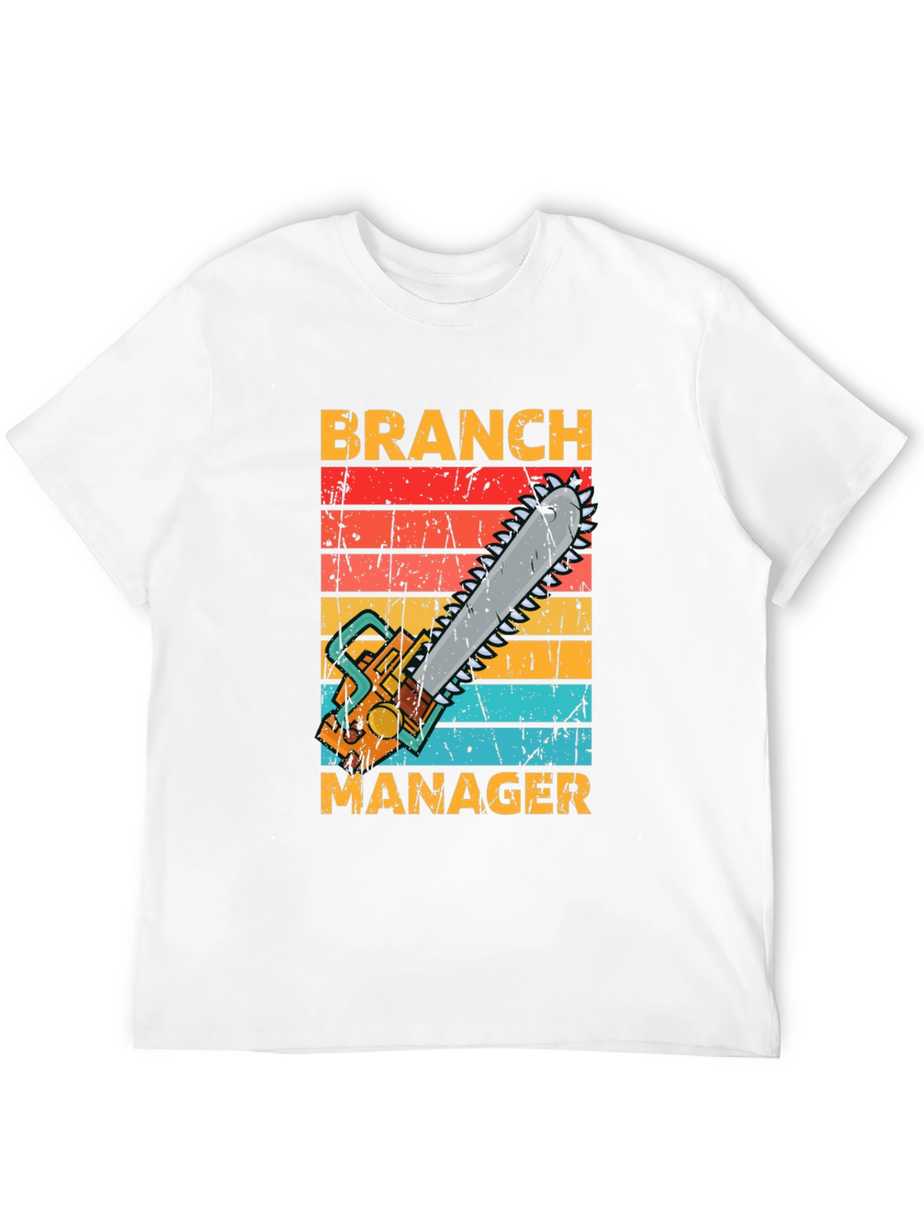 Branch Manager Chainsaw Graphic T-Shirt
