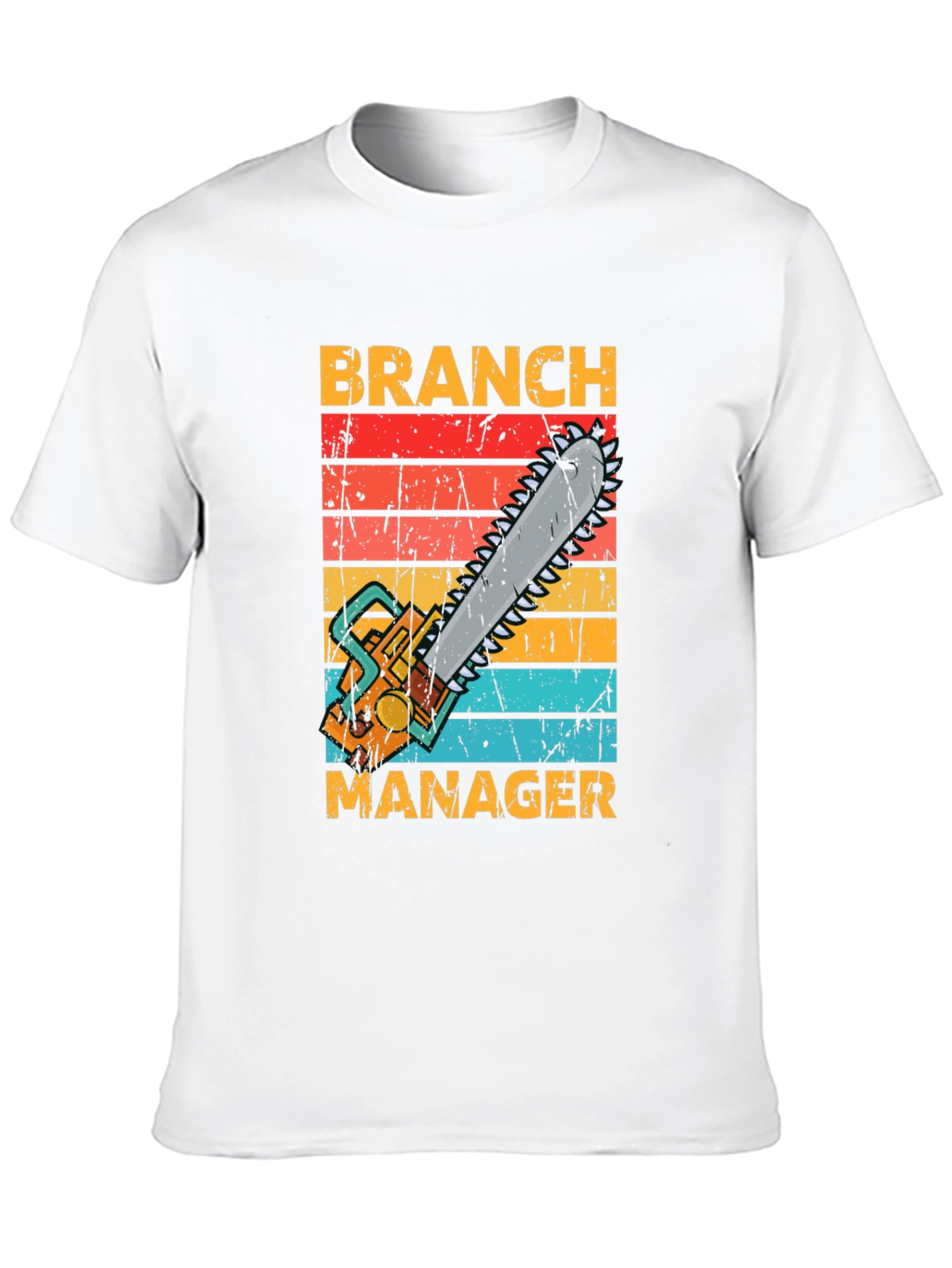 Branch Manager Chainsaw Graphic T-Shirt
