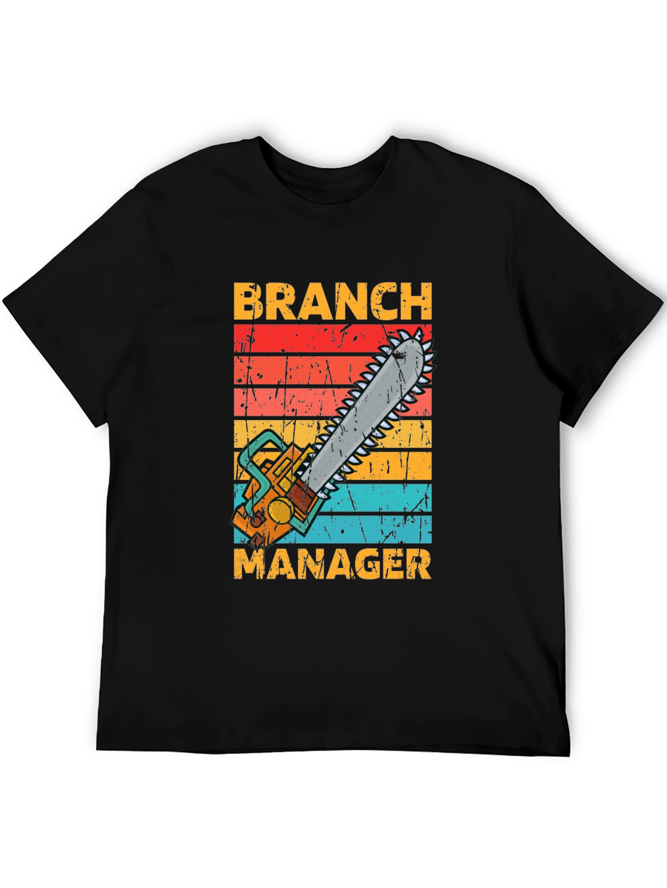 Branch Manager Chainsaw Graphic T-Shirt