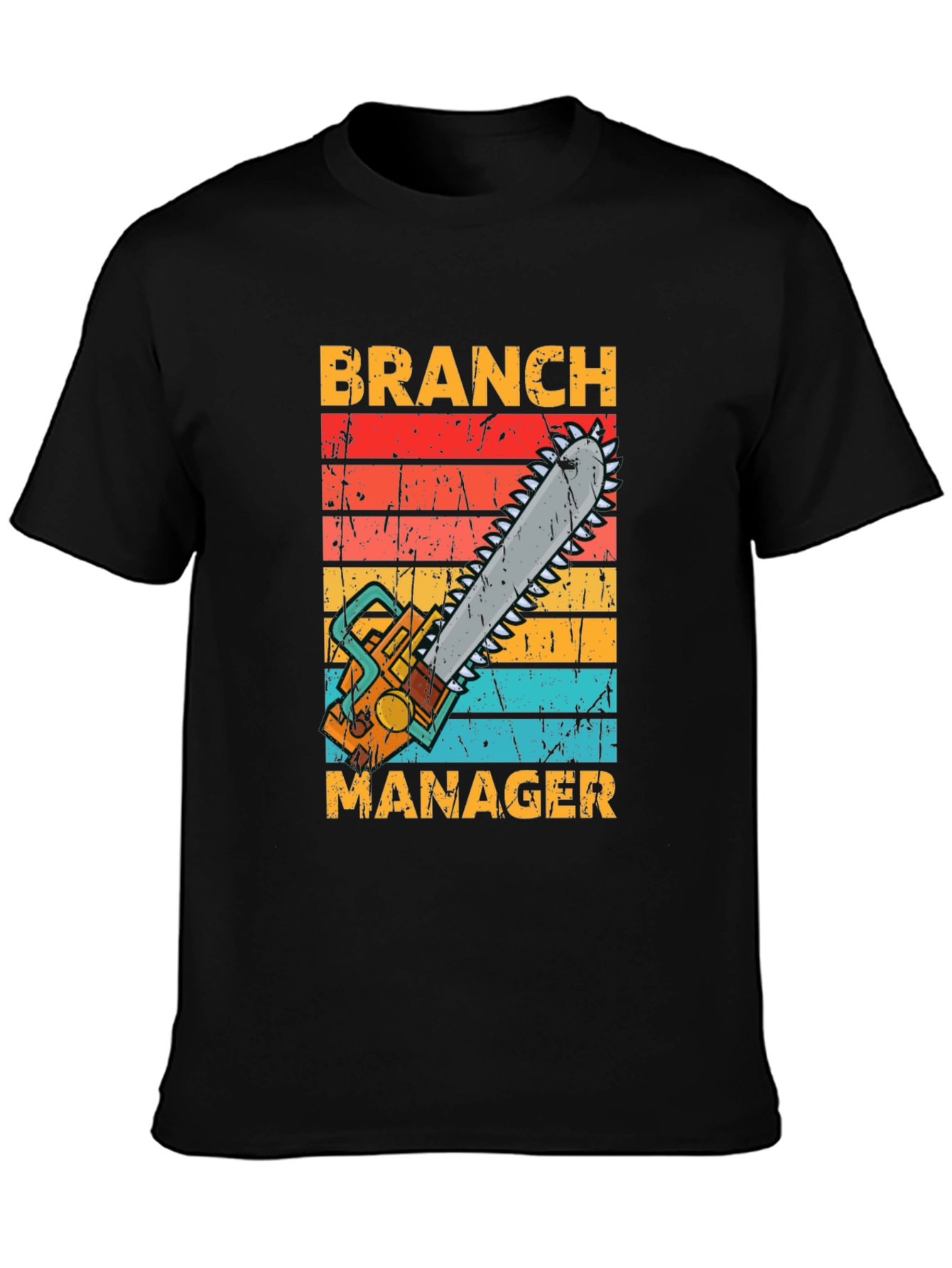 Branch Manager Chainsaw Graphic T-Shirt