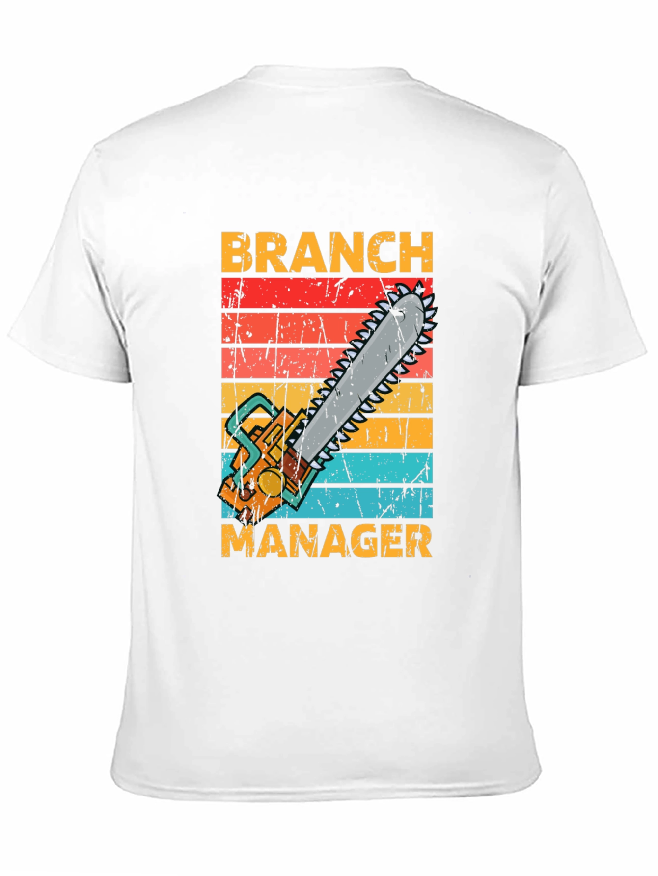 Branch Manager Chainsaw Graphic T-Shirt