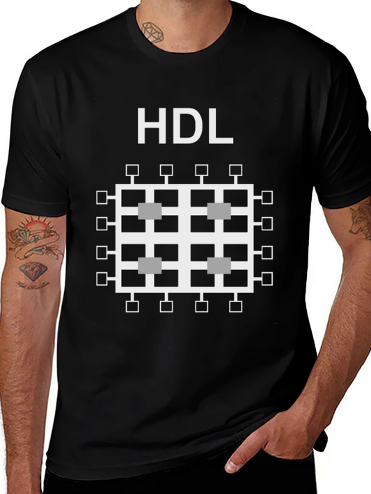 HDL Circuit Board Graphic Tee - Programmer T-Shirt