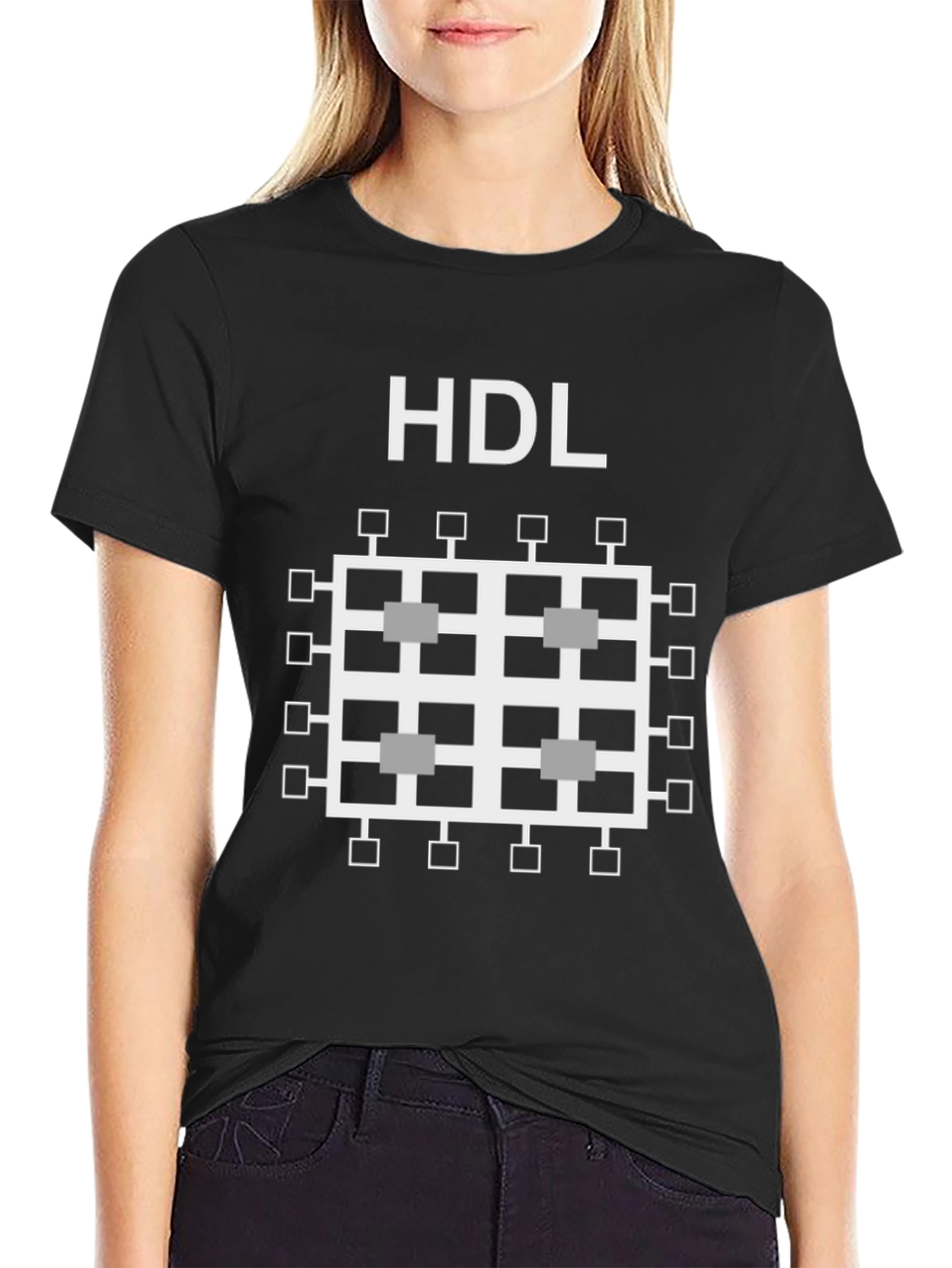 HDL Circuit Board Graphic Tee - Programmer T-Shirt