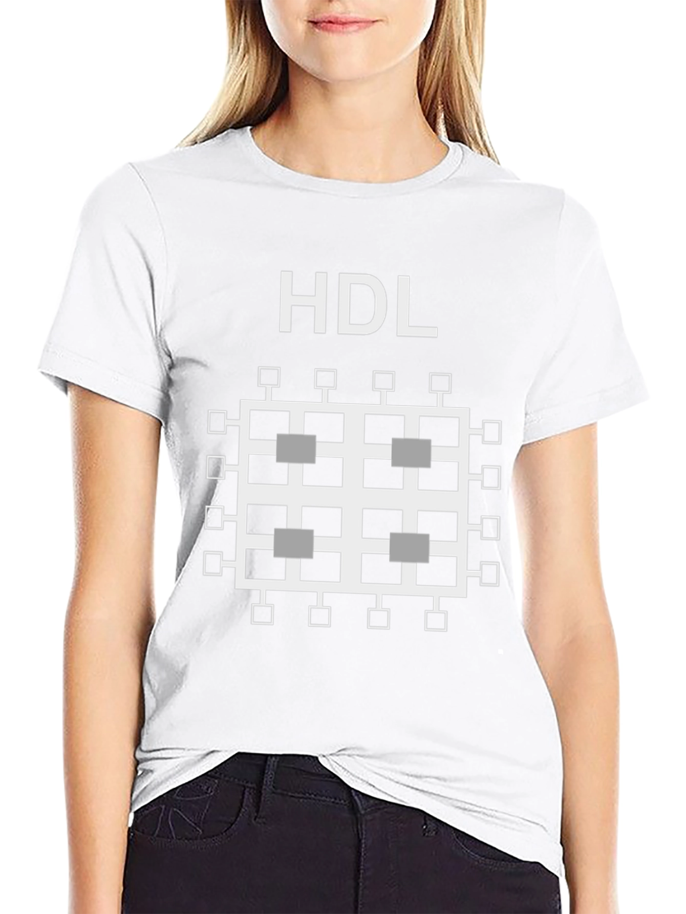 HDL Circuit Board Graphic Tee - Programmer T-Shirt
