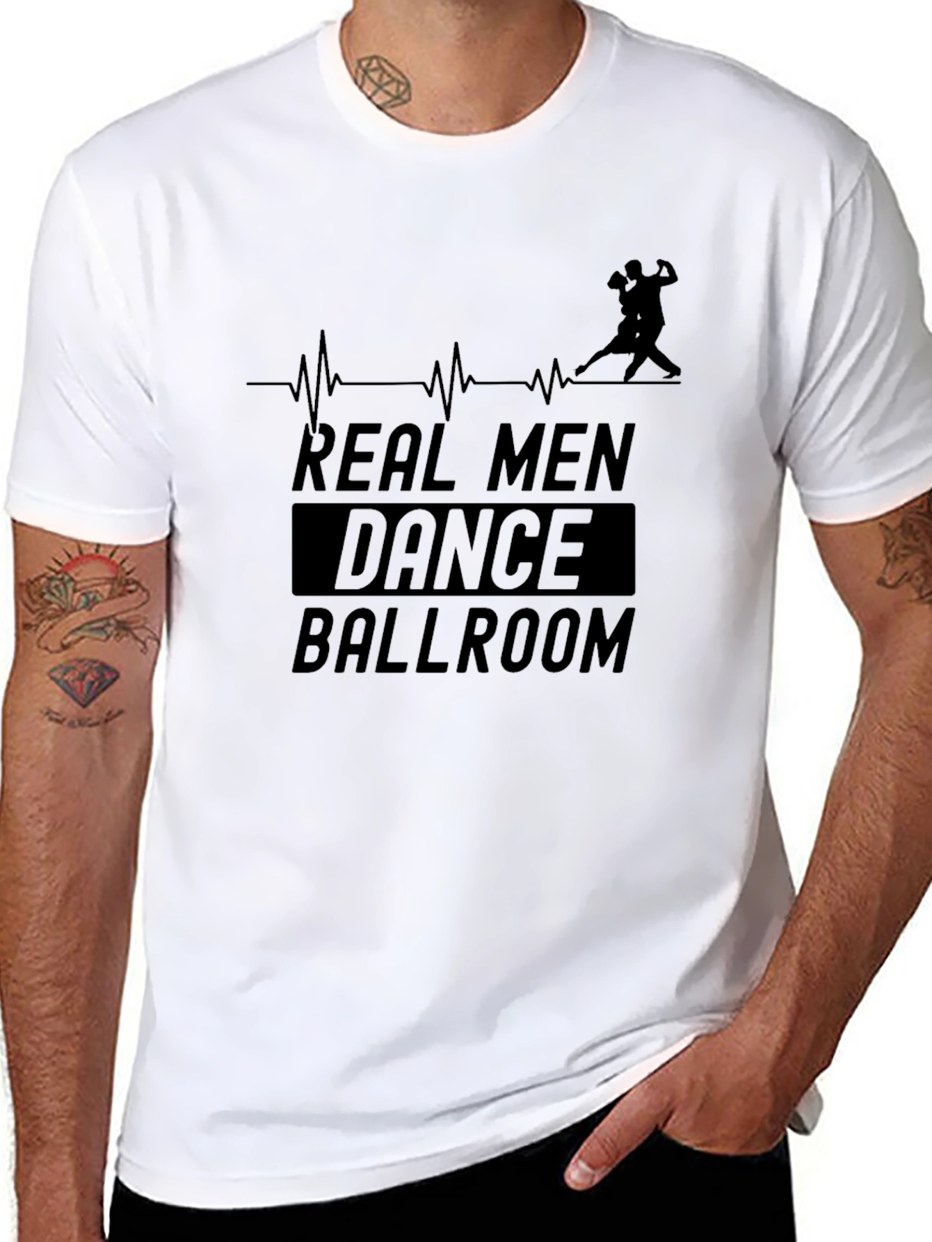 Real Men Dance Ballroom T-Shirt