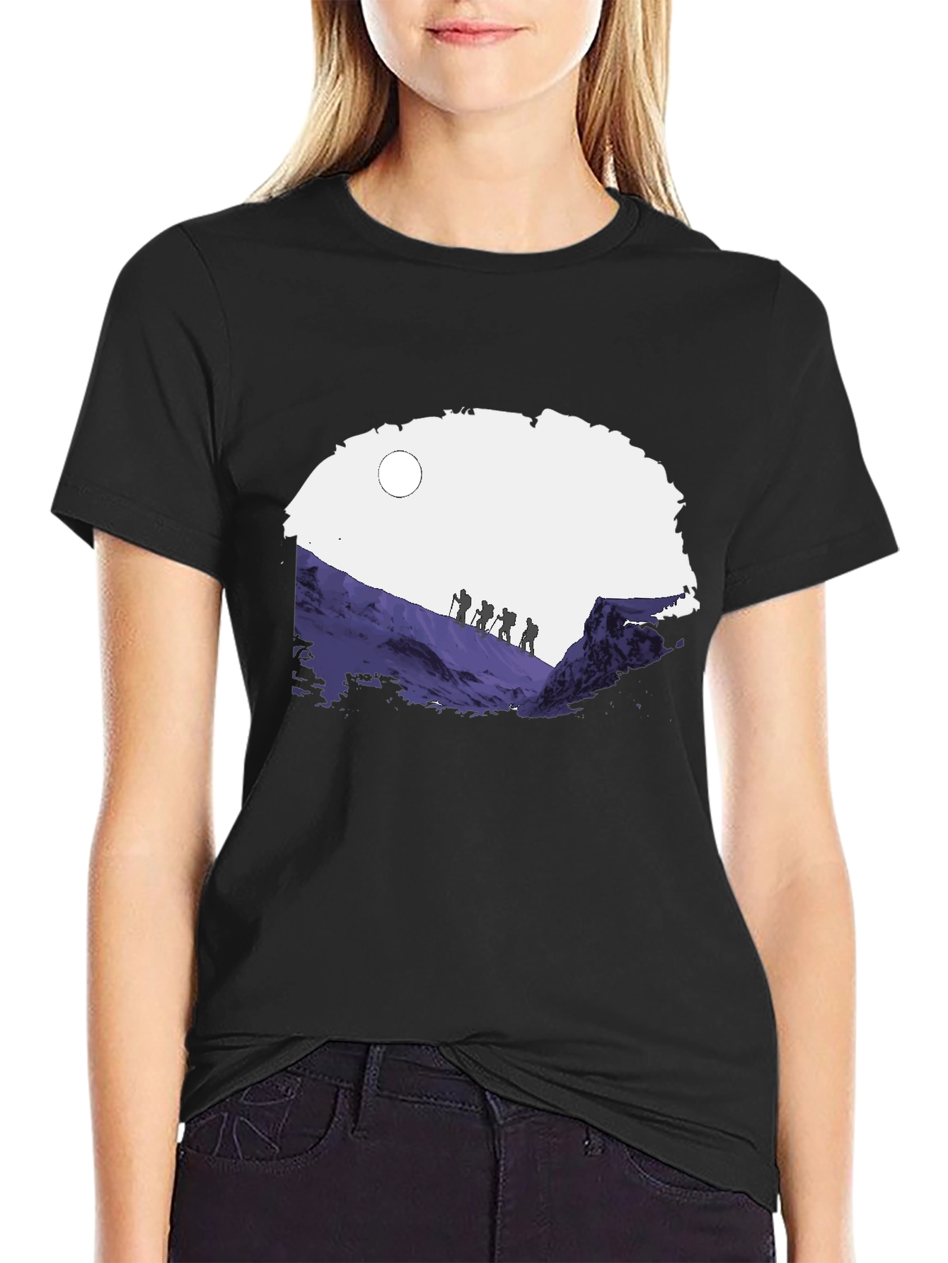 Mountain Hiking Graphic T-Shirt