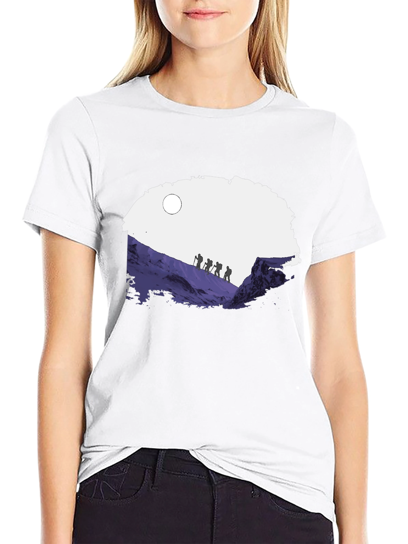 Mountain Hiking Graphic T-Shirt