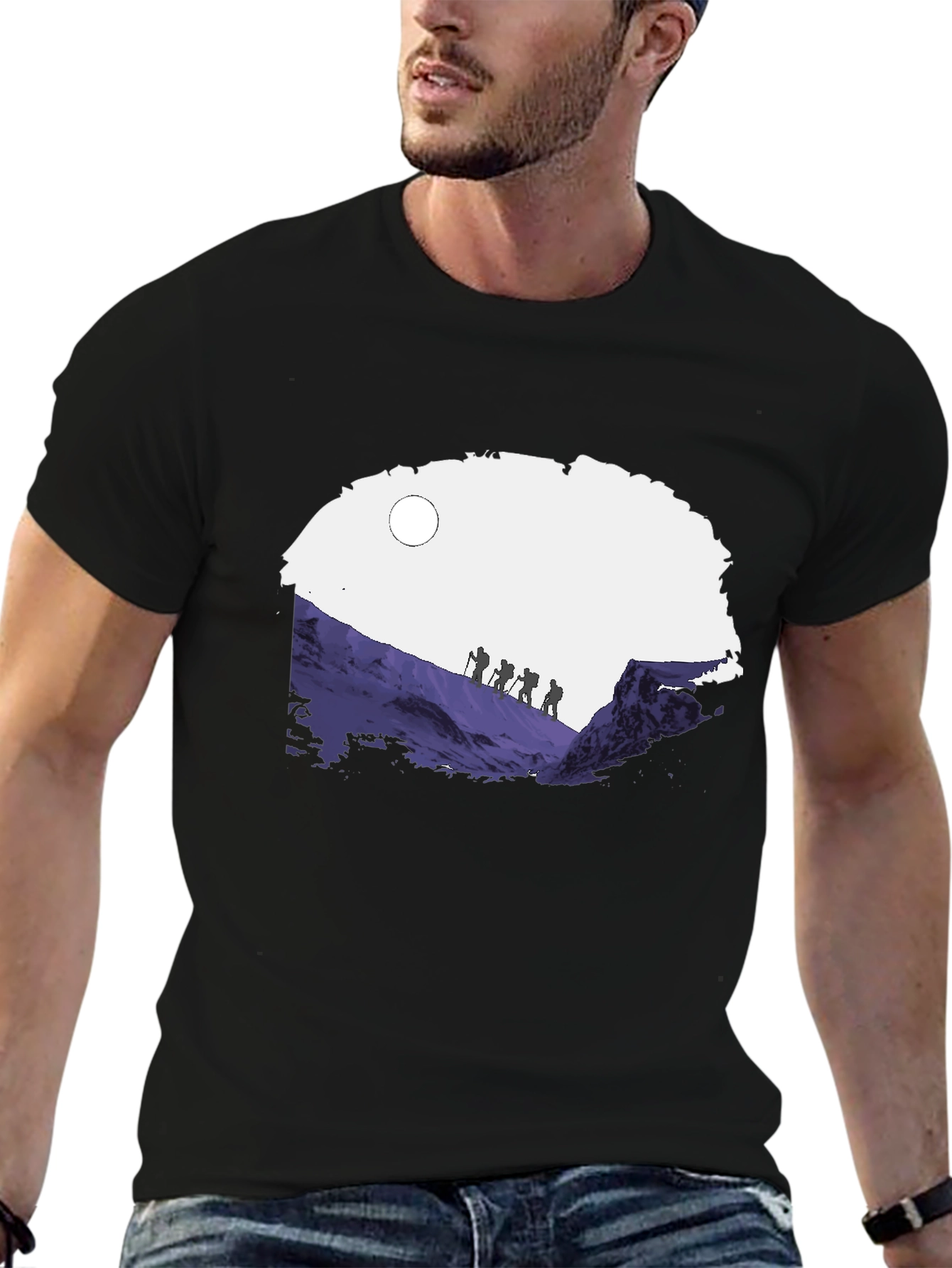 Mountain Hiking Graphic T-Shirt