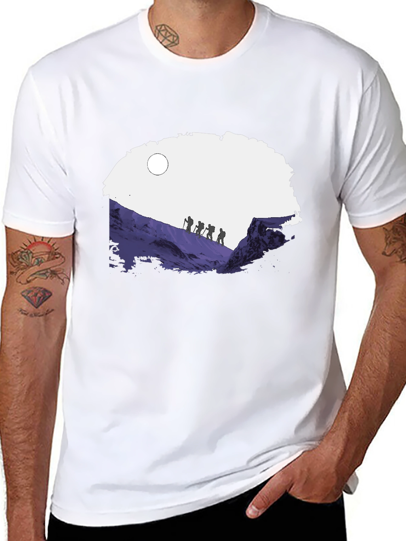 Mountain Hiking Graphic T-Shirt
