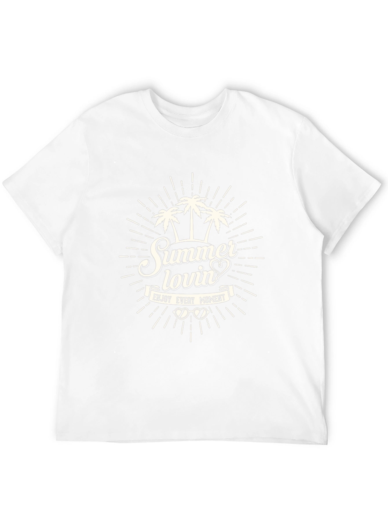 Summer Lovin Graphic Tee - Black Cotton Shirt