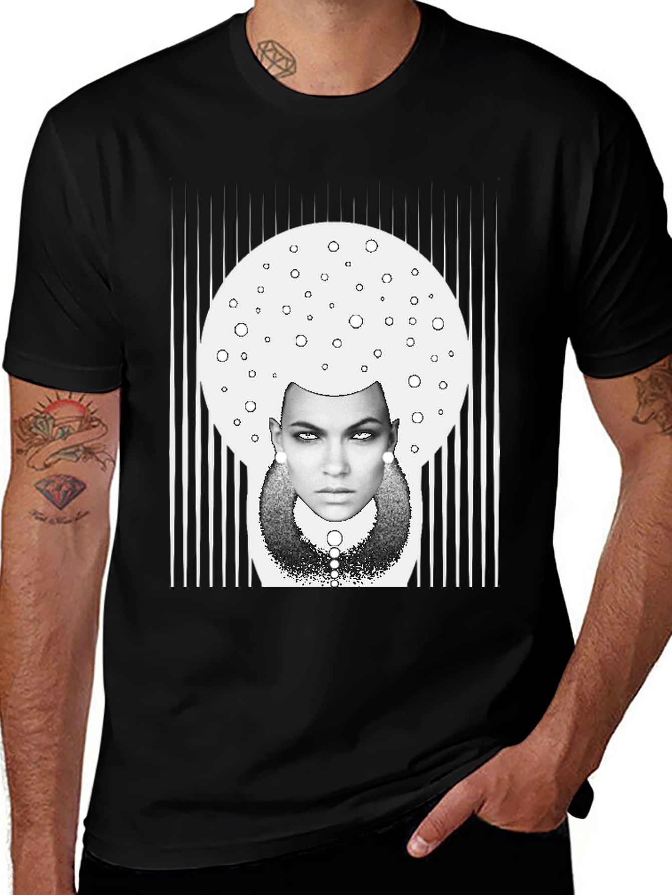 Abstract Woman Graphic Tee