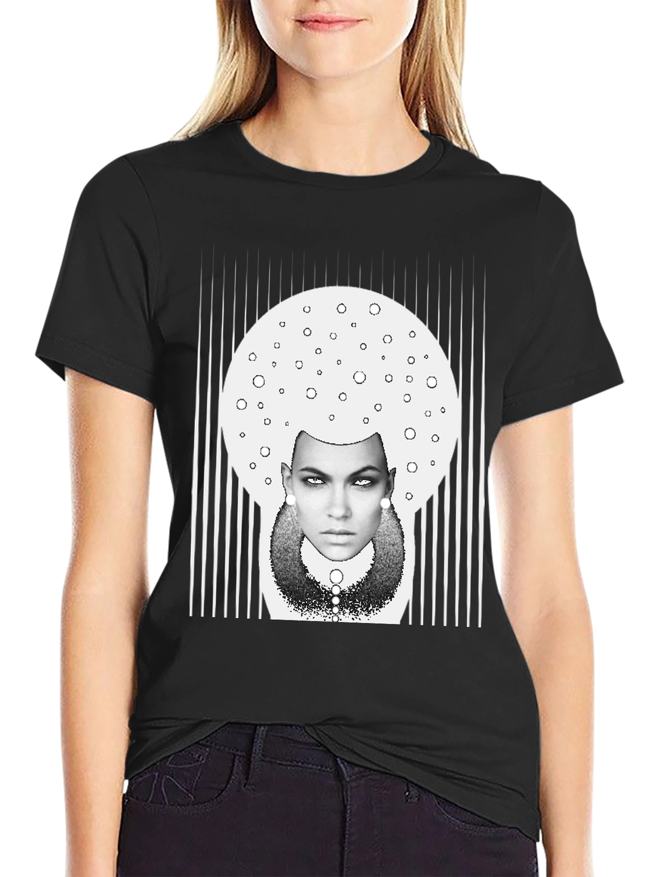 Abstract Woman Graphic Tee