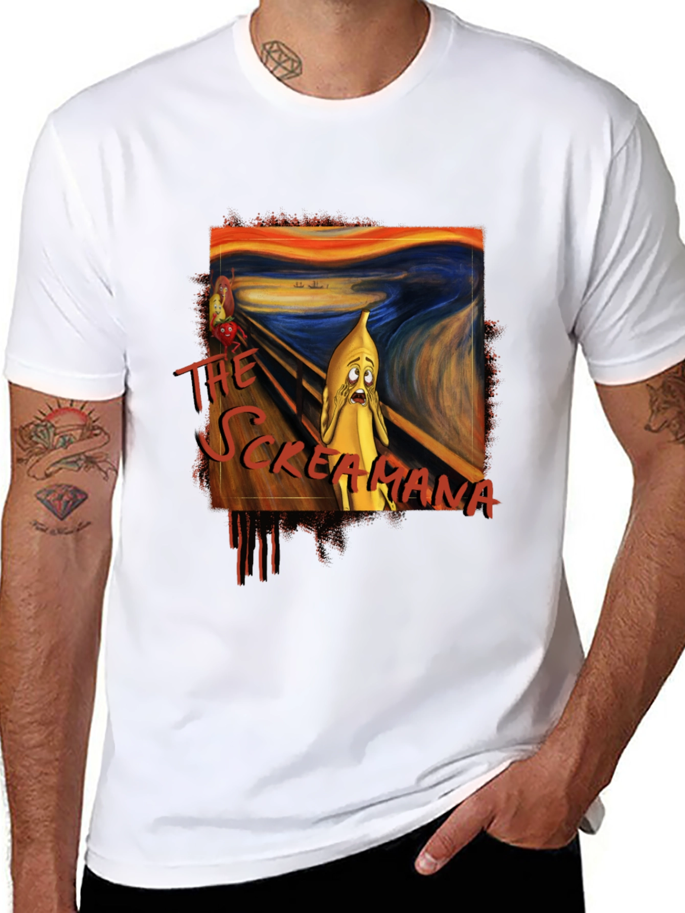 The Screamana T-Shirt - Art Inspired Banana Tee