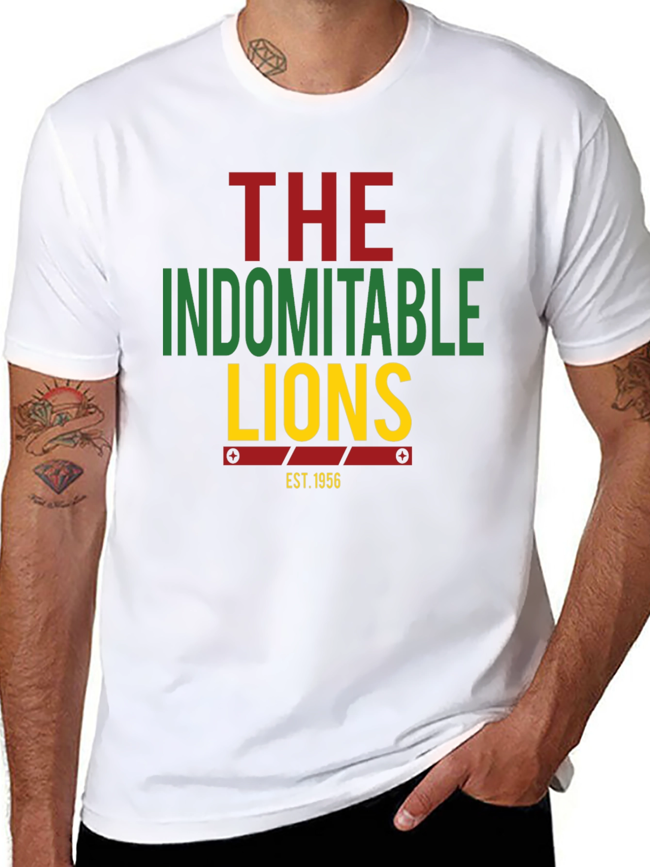The Indomitable Lions Black T-Shirt