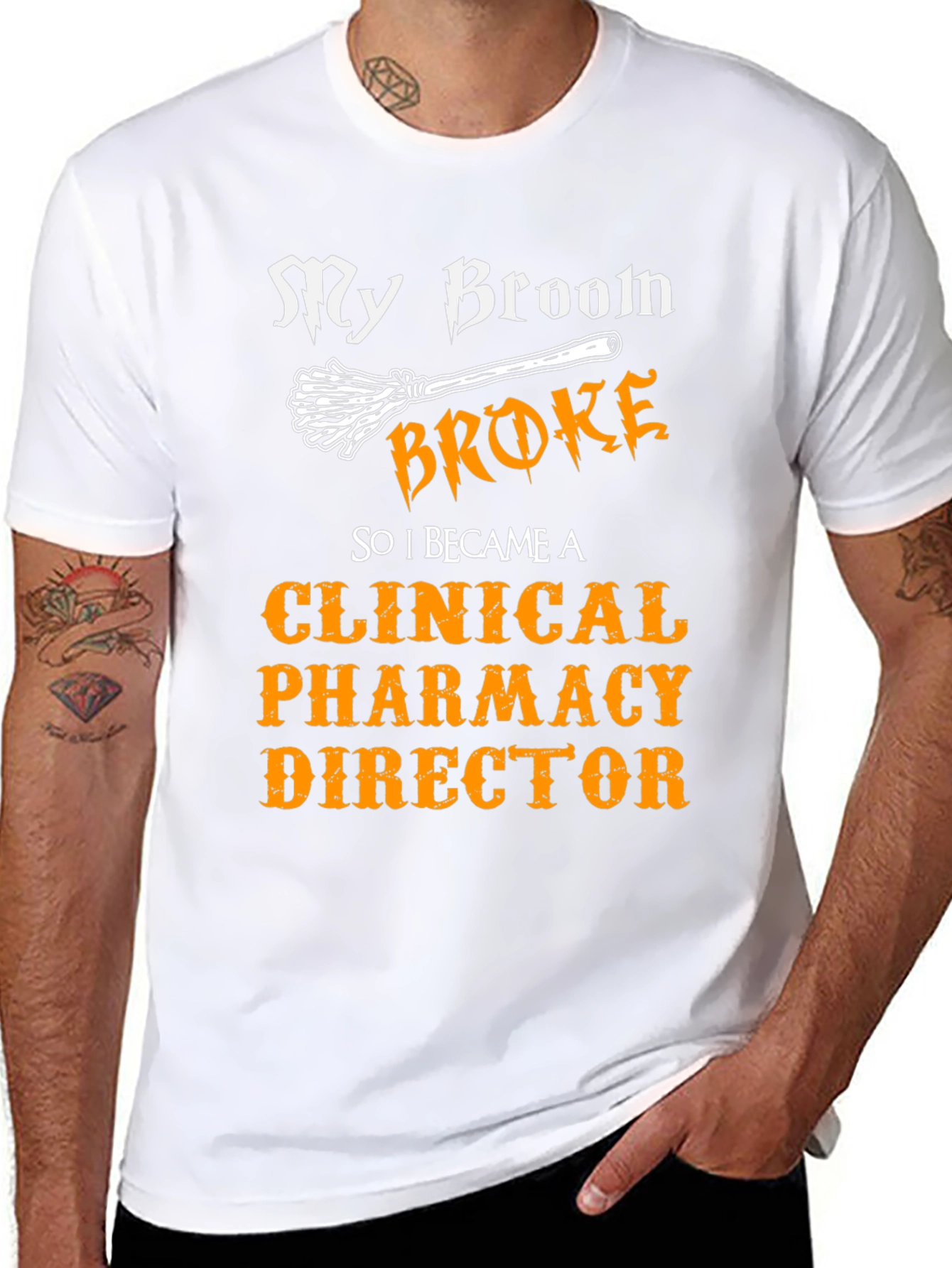 Clinical Pharmacy Director T-Shirt - My Broom Broke