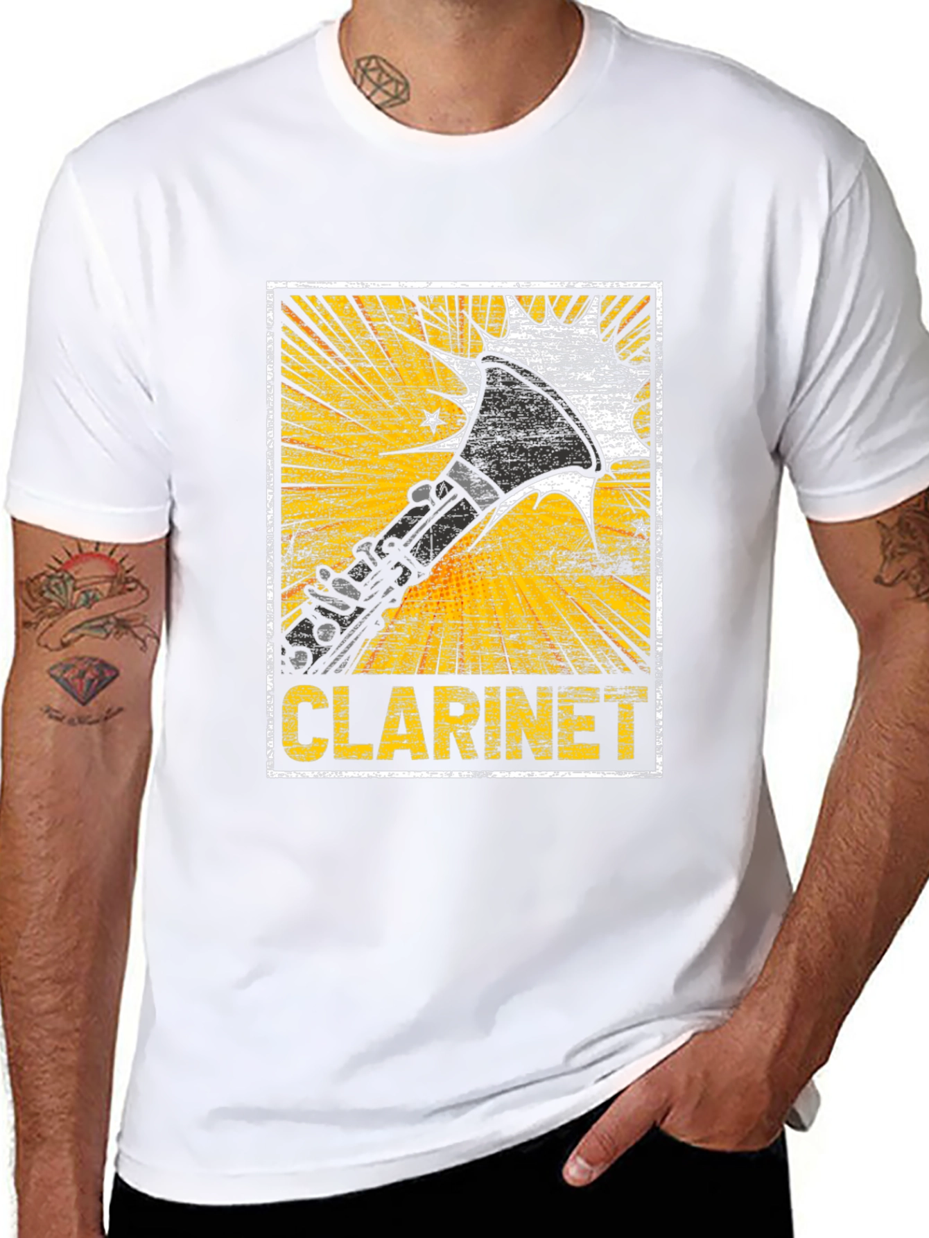 Clarinet Graphic Tee - Band Geek Style
