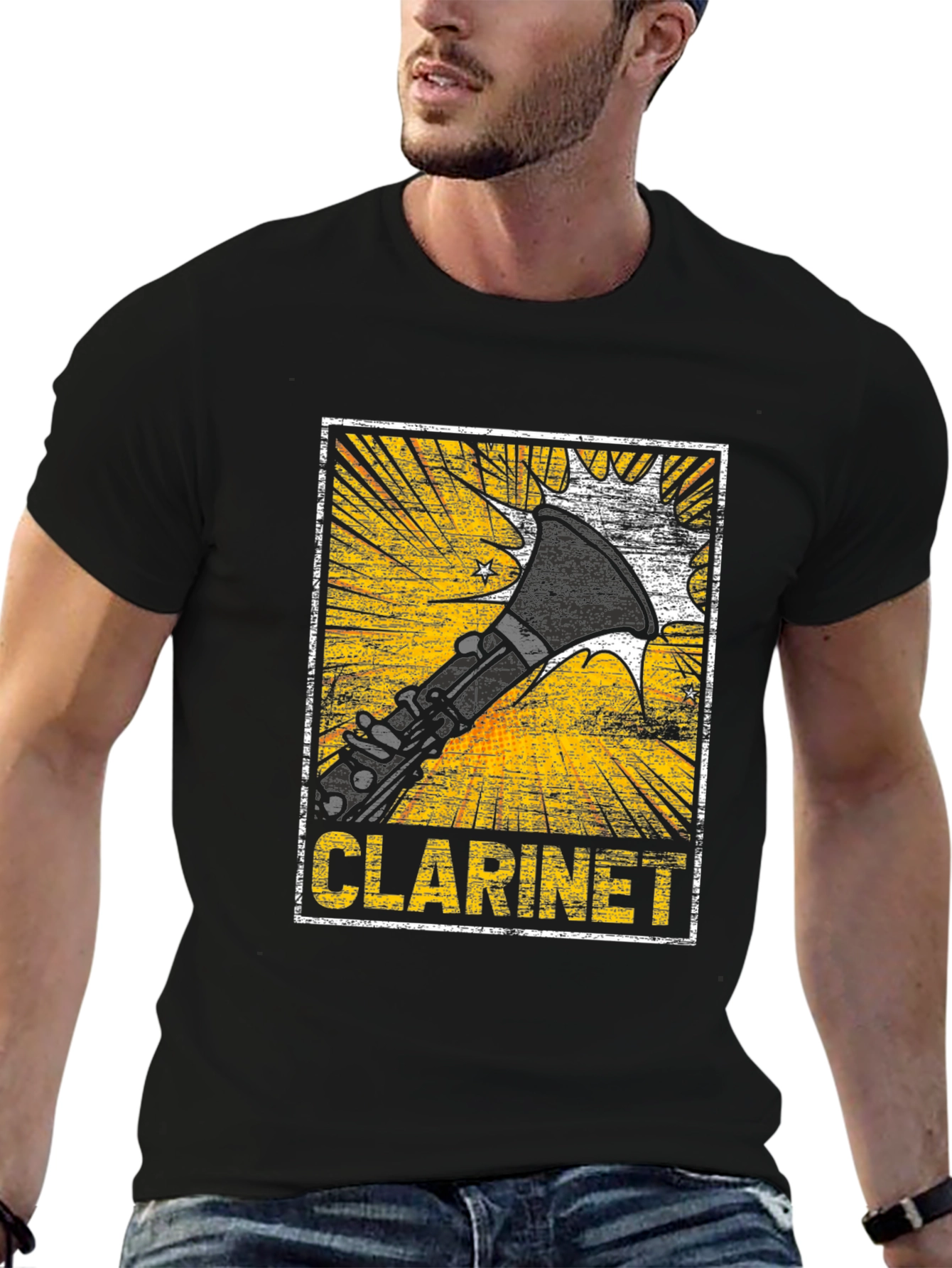 Clarinet Graphic Tee - Band Geek Style