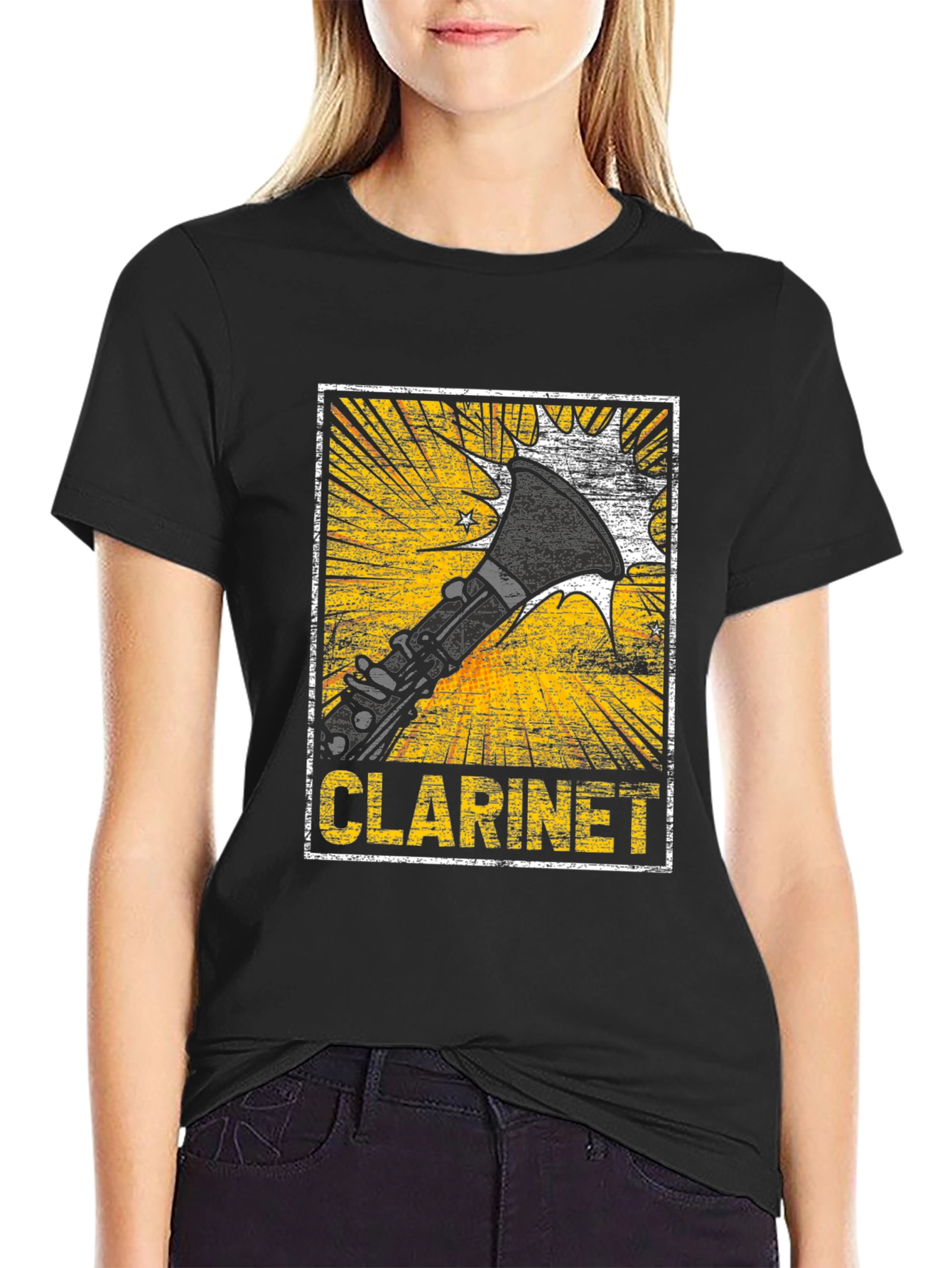Clarinet Graphic Tee - Band Geek Style