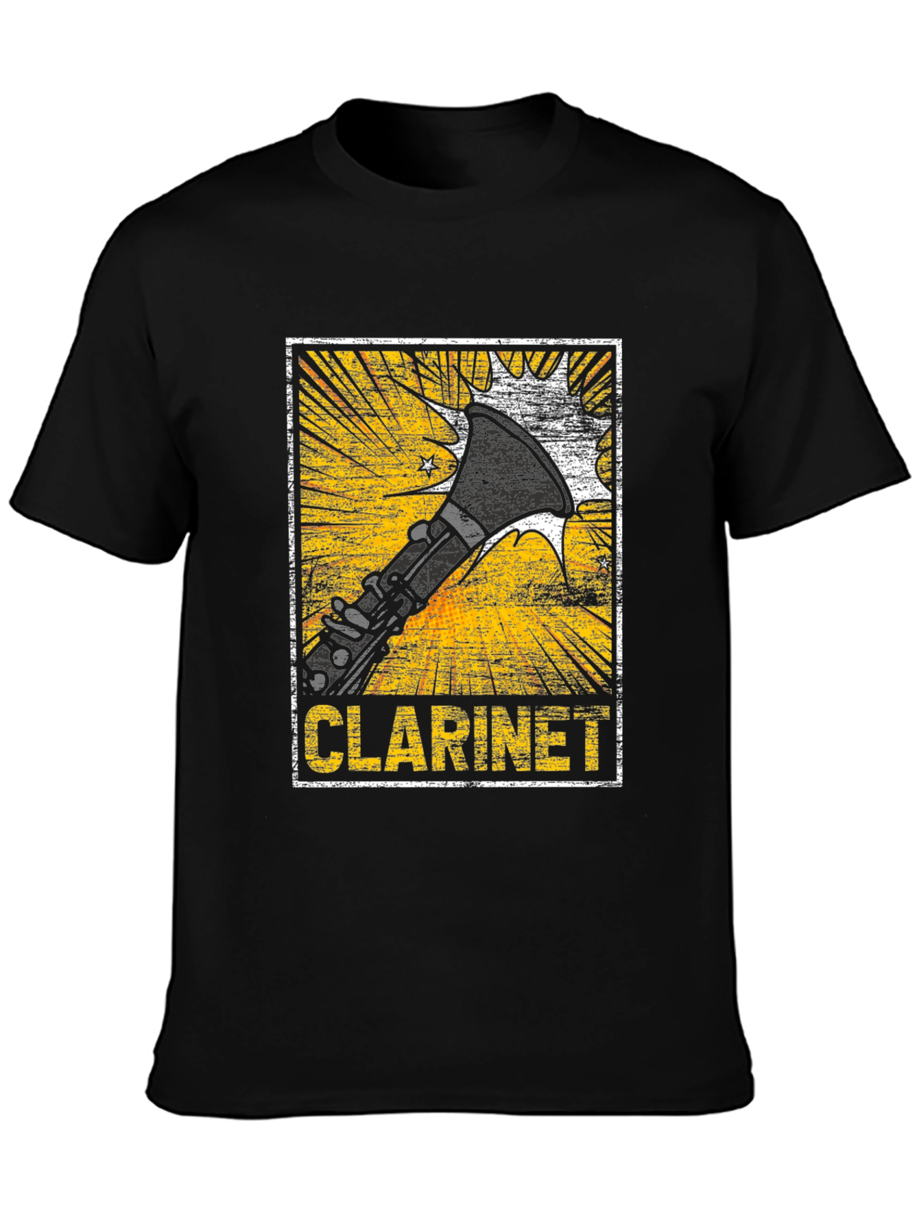 Clarinet Graphic Tee - Band Geek Style