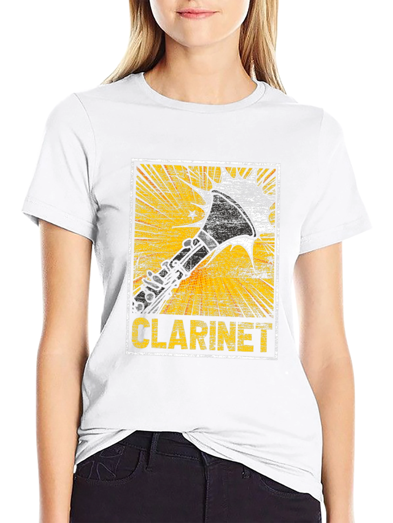 Clarinet Graphic Tee - Band Geek Style
