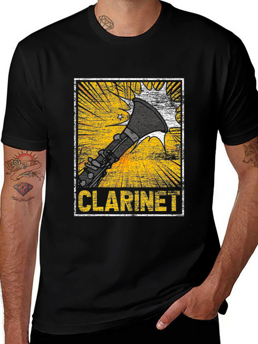 Clarinet Graphic Tee - Band Geek Style