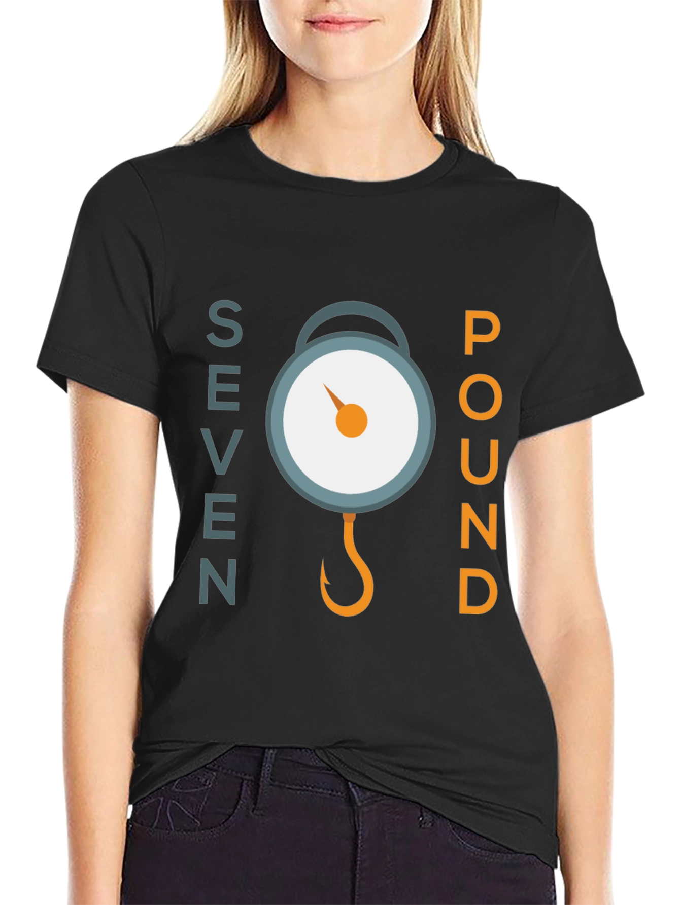 Seven Pound Fishing Scale Graphic Tee