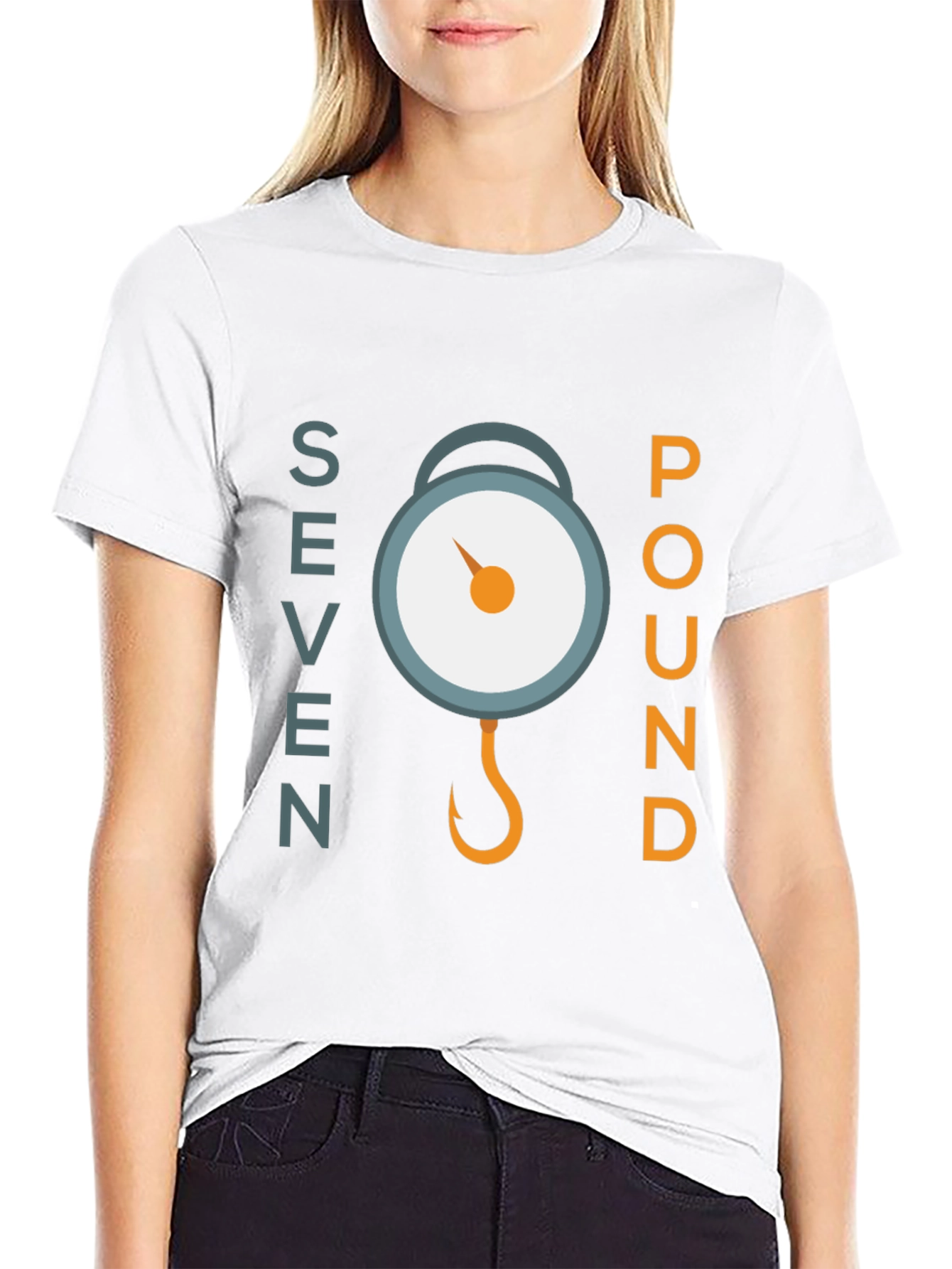 Seven Pound Fishing Scale Graphic Tee