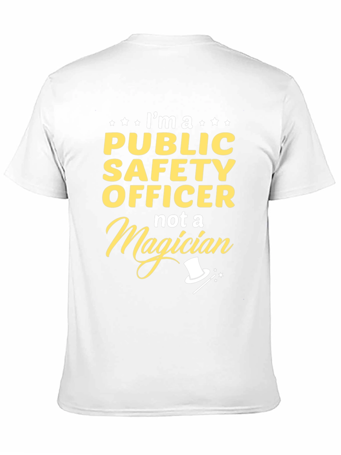 Public Safety Officer T-Shirt - Funny Magician Tee
